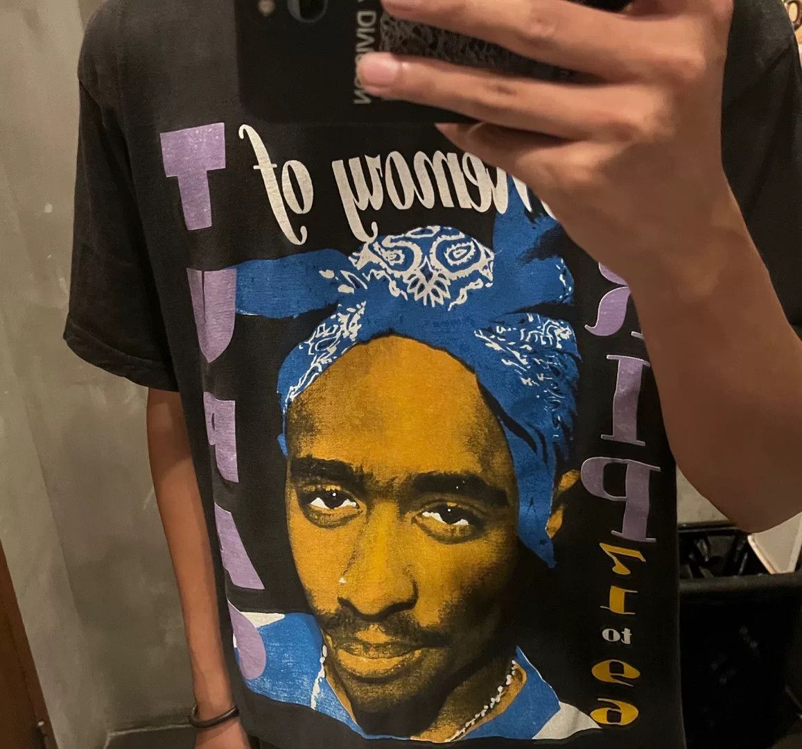 Other Tupac Vintage Bootleg Rap Tee Size US XXL / EU 58 / 5 - 5 Thumbnail