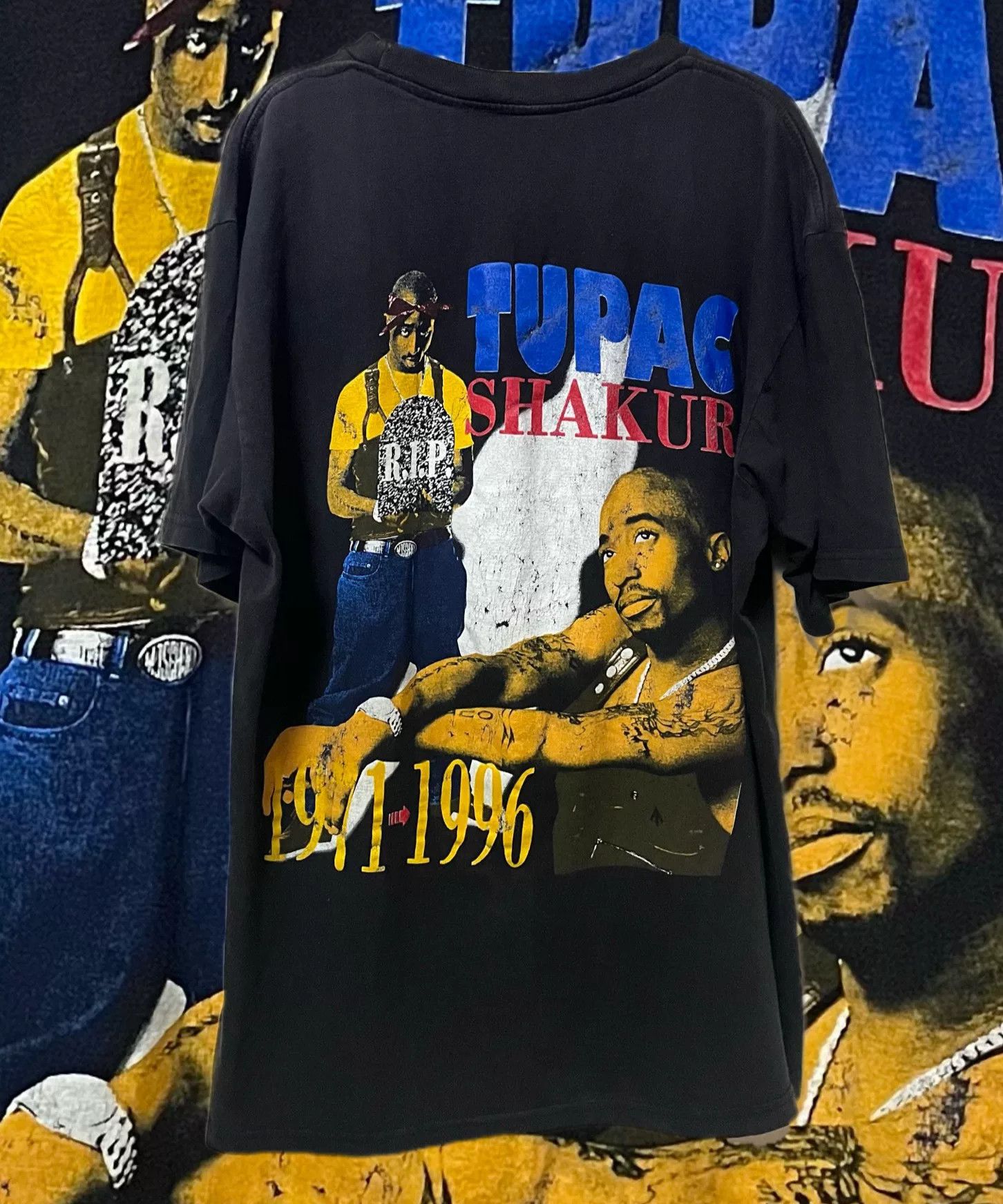 Other Tupac Vintage Bootleg Rap Tee Size US XXL / EU 58 / 5 - 2 Thumbnail