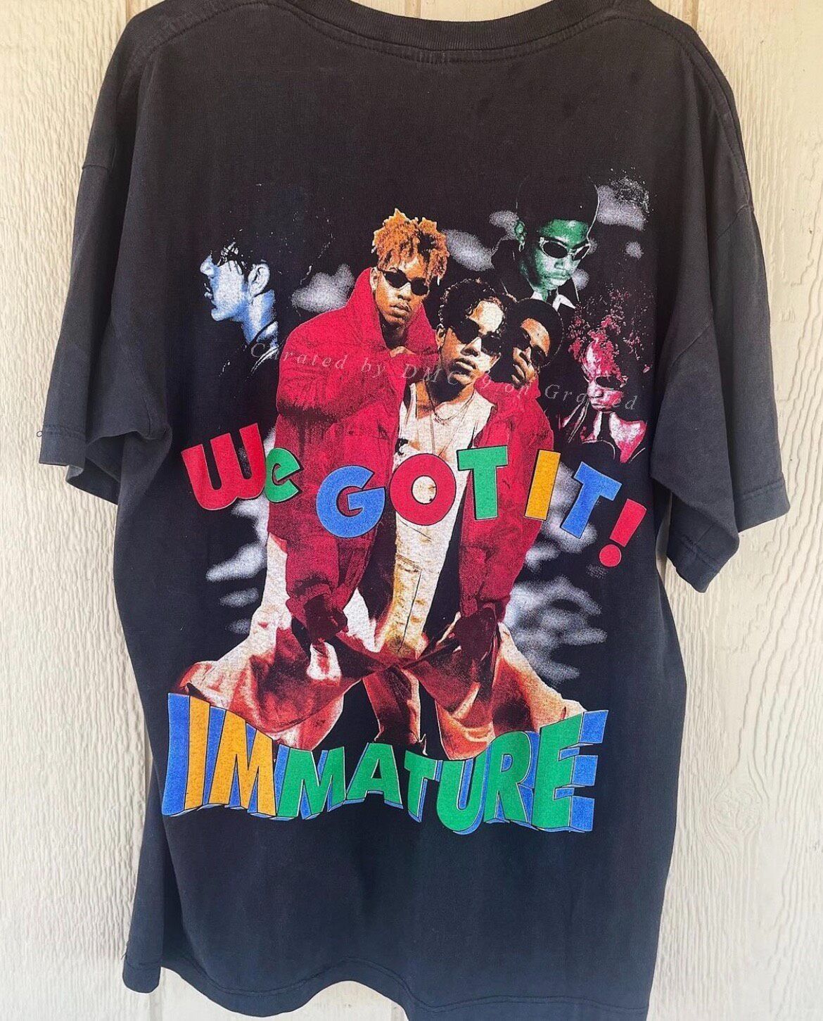 Other Vintage 90s IMMATURE Rap Group Tee Size US M / EU 48-50 / 2 - 2 Thumbnail
