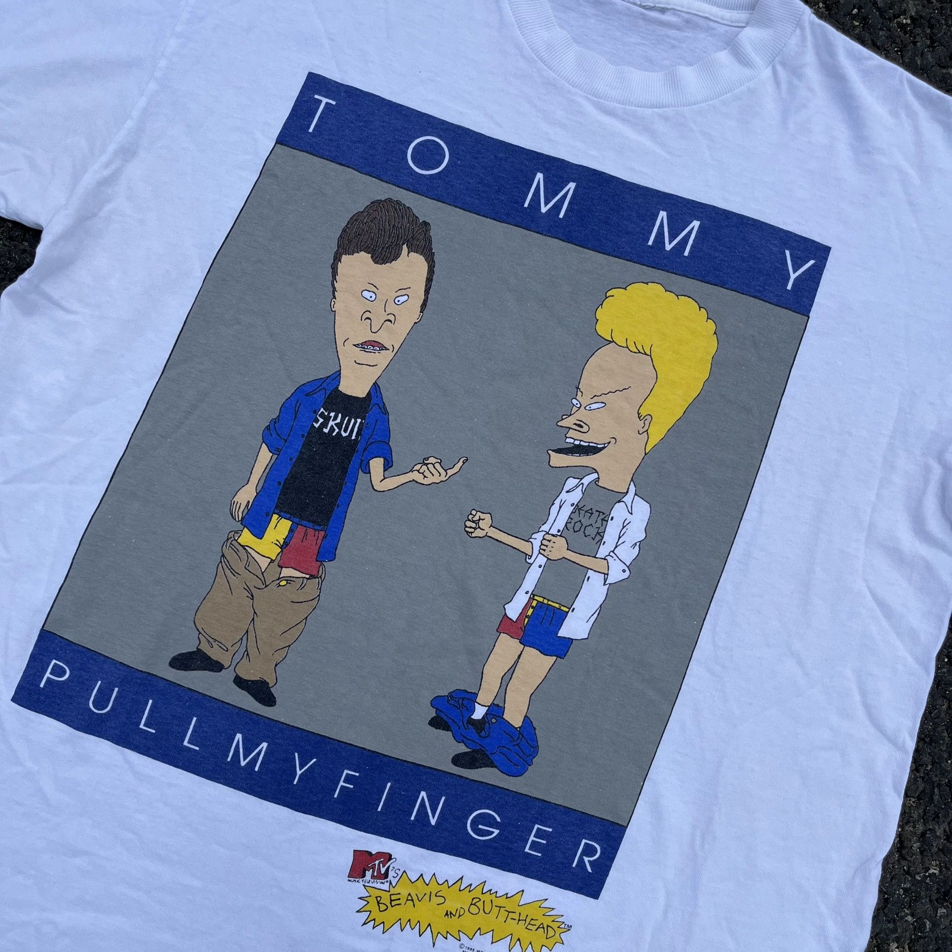 Other Beavis and Butthead 1995 Vintage Tee Size US XL / EU 56 / 4 - 3 Thumbnail