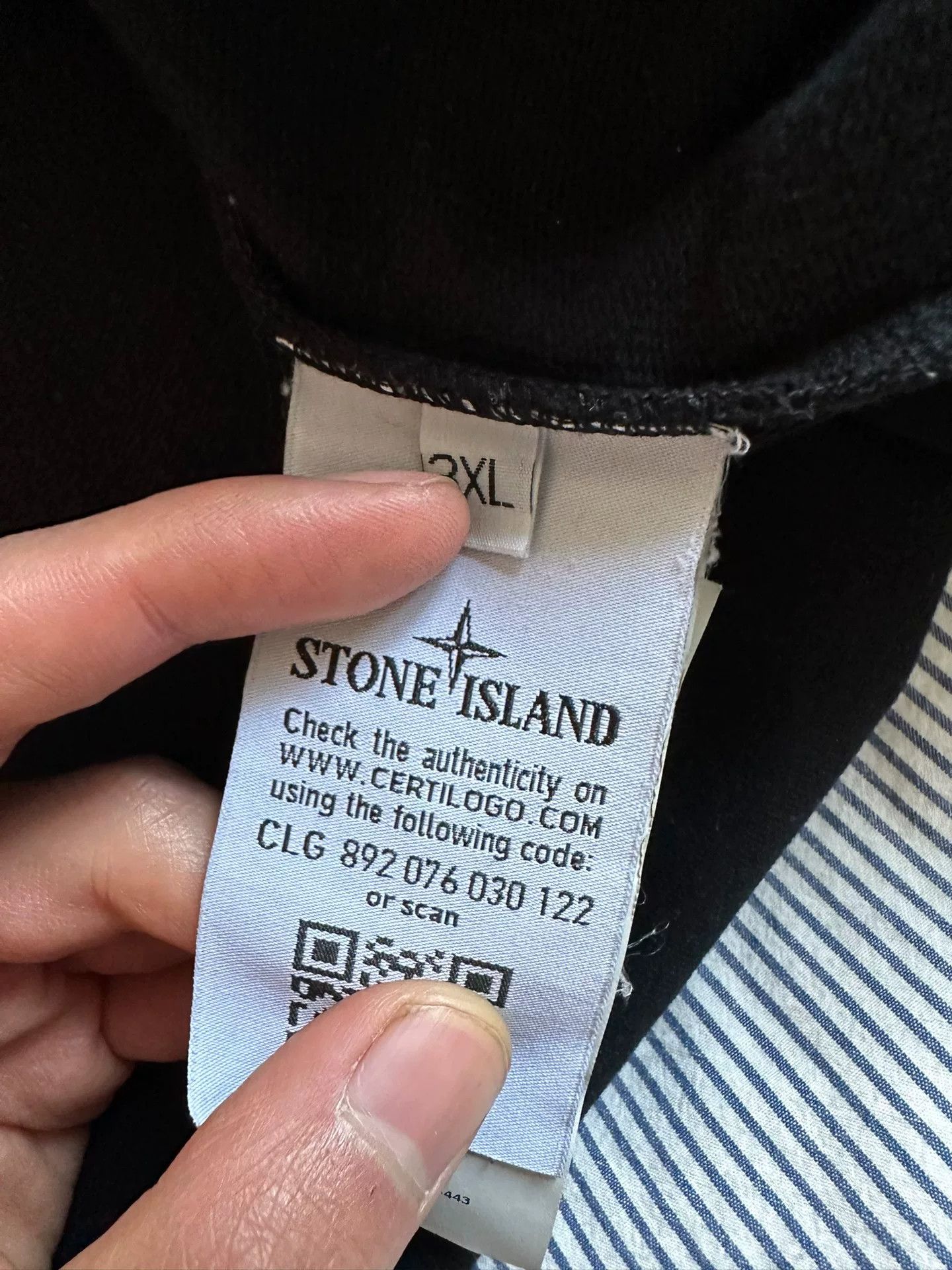 Stone Island Stone Island Black Label Ghost Crewneck Sweatshirt Size US XXL / EU 58 / 5 - 5 Thumbnail