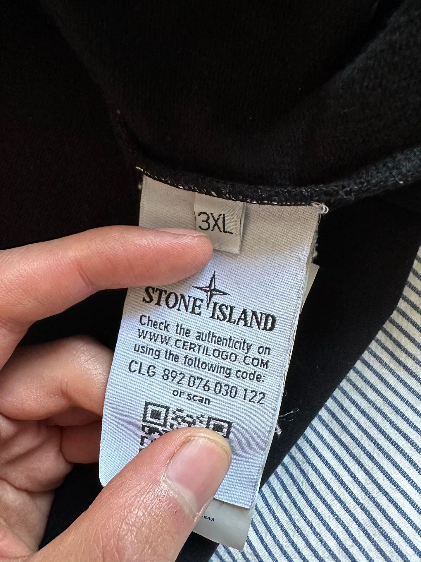 Stone Island Stone Island Black Label Ghost Crewneck Sweatshirt Size US XXL / EU 58 / 5 - 6 Thumbnail