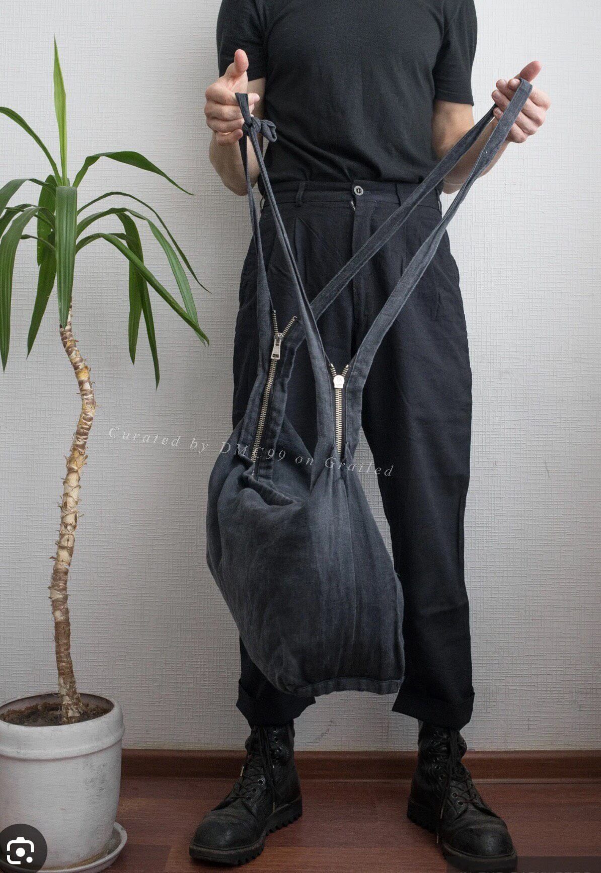 Ann Demeulemeester Ann Demeulemeester Double Strap Crossbody Bag Size ONE SIZE - 3 Thumbnail
