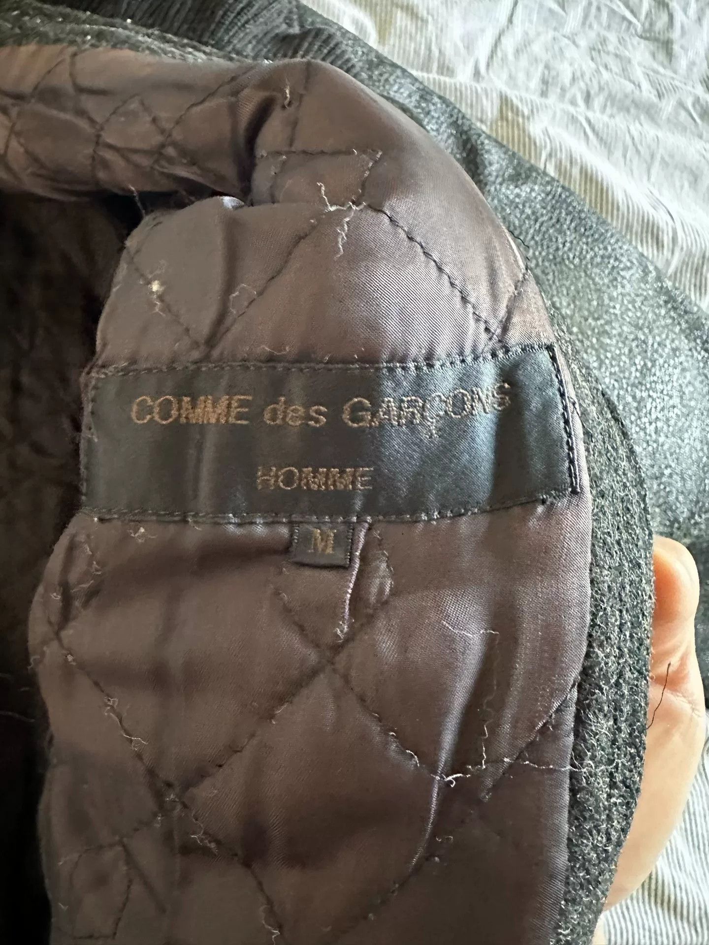 Comme des Garcons Homme 1980 Comme Des Garcons Homme Wool Jacket Size US M / EU 48-50 / 2 - 4 Thumbnail