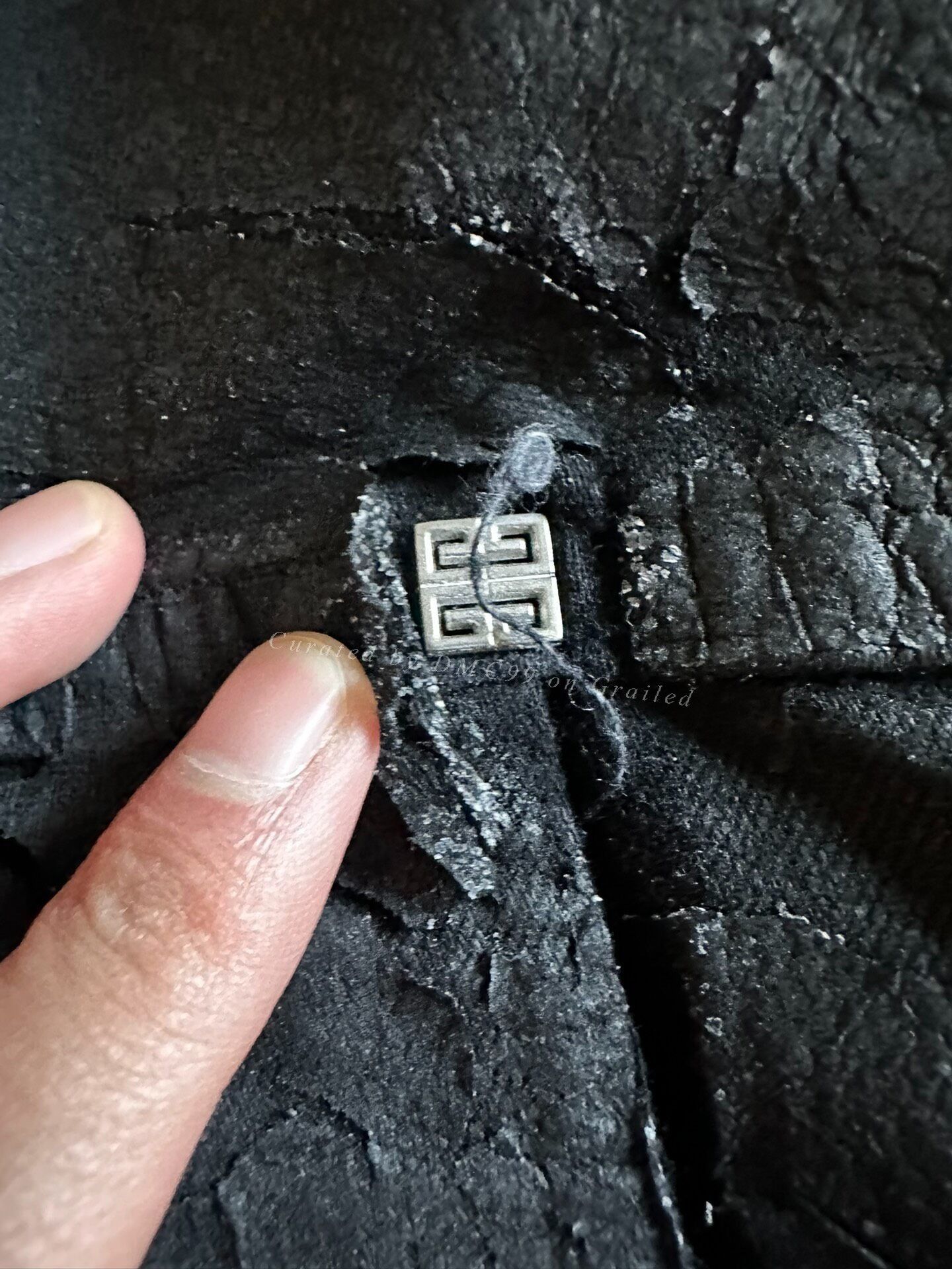 MMW Givenchy MMW Cracked Waxed Zip Jacket Size US S / EU 44-46 / 1 - 7 Thumbnail