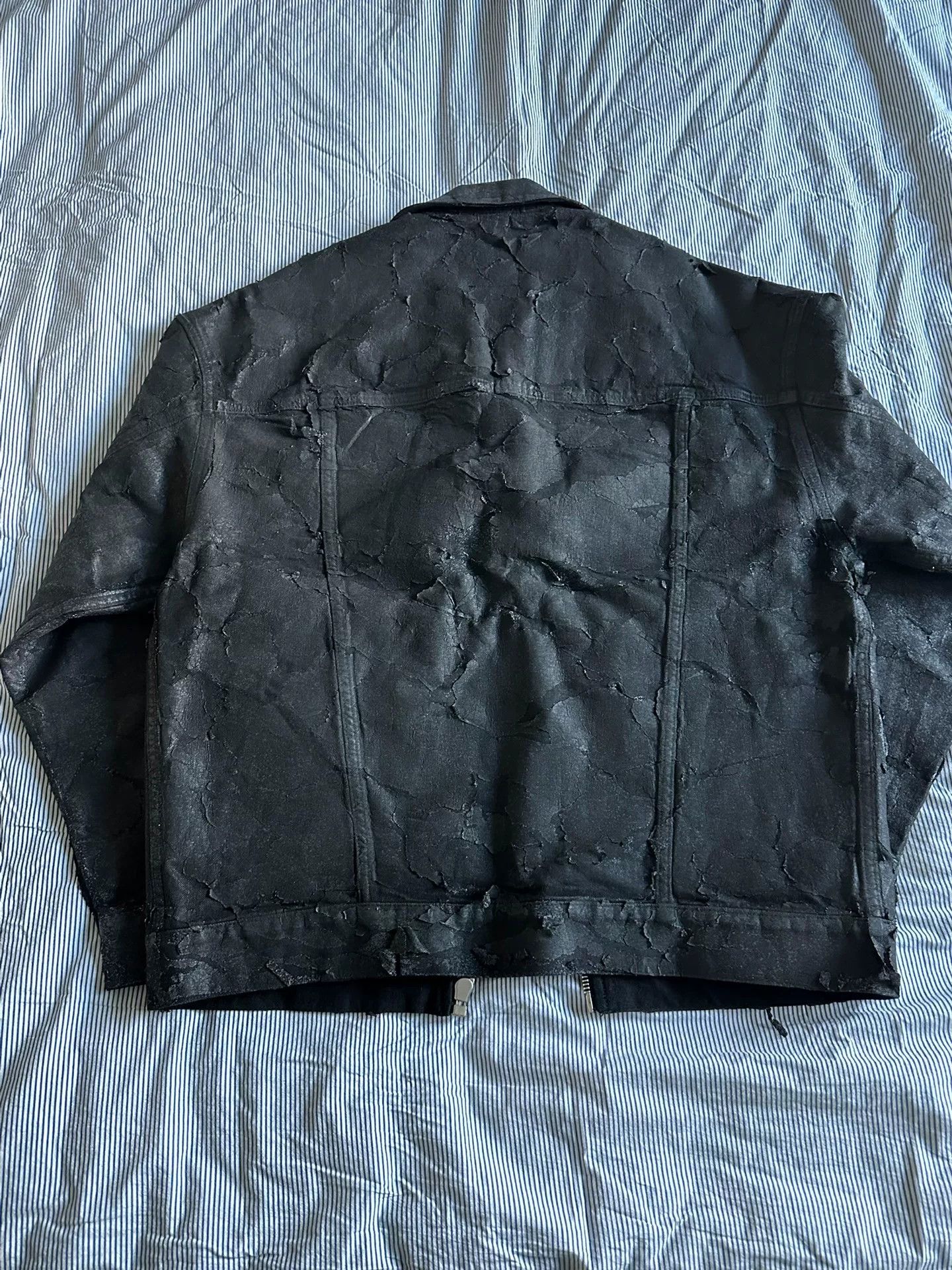 MMW Givenchy MMW Cracked Waxed Zip Jacket Size US S / EU 44-46 / 1 - 2 Thumbnail
