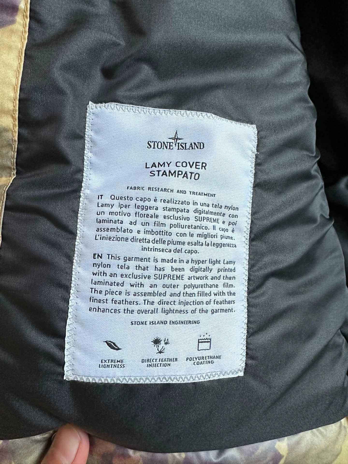 Stone Island Stone Island x Supreme Down Jacket L Size US L / EU 52-54 / 3 - 3 Thumbnail