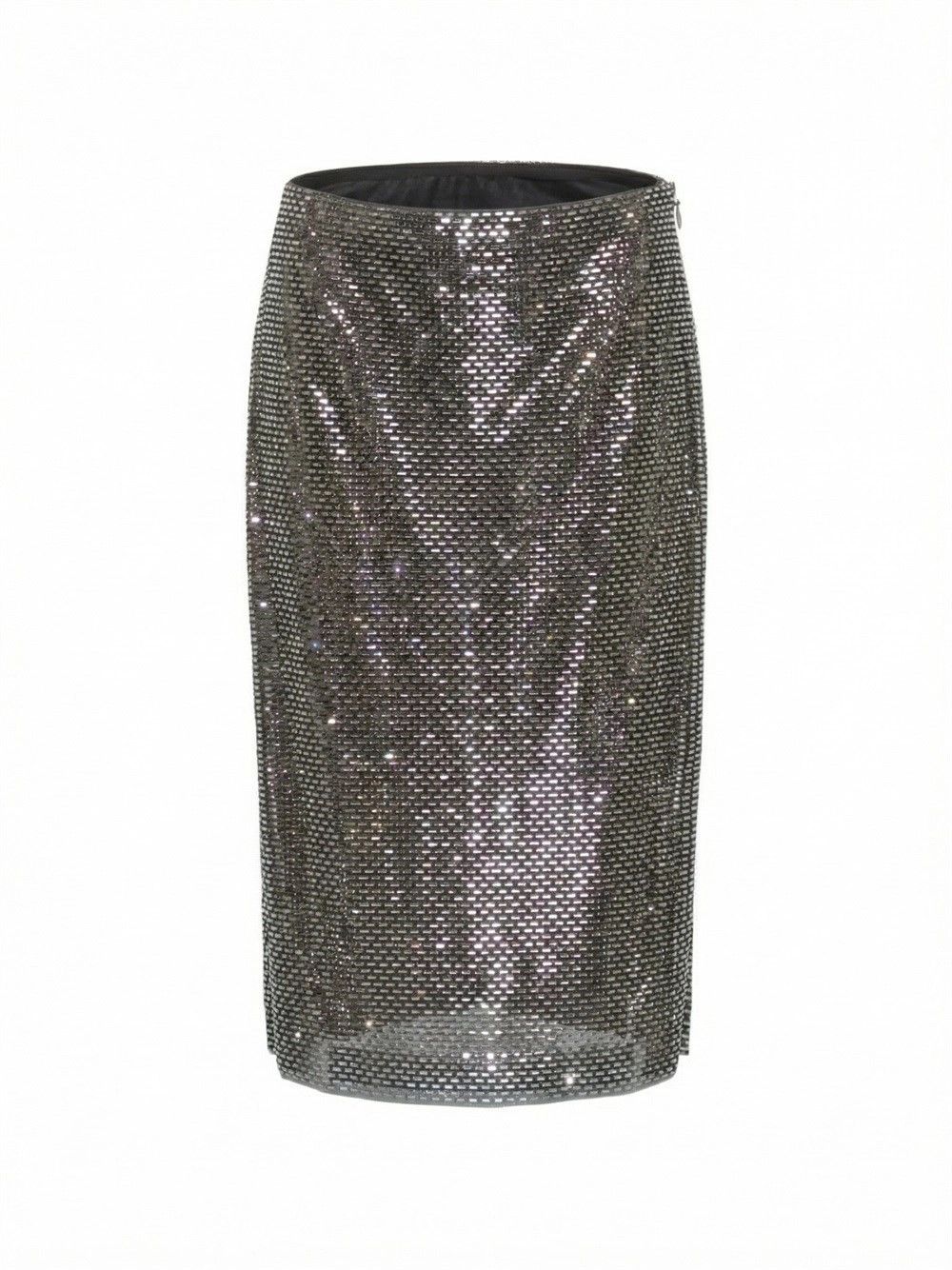 Self-Portrait Rhinestone Midi Skirt Size 27" / US 4 / IT 40 - 4 Thumbnail