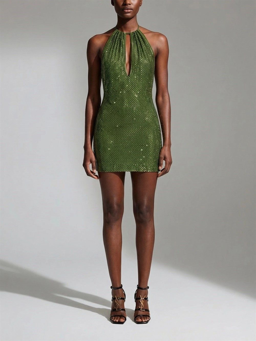 Self-Portrait Rhinestone Mini Dress Size XS / US 0-2 / IT 36-38 - 3 Thumbnail