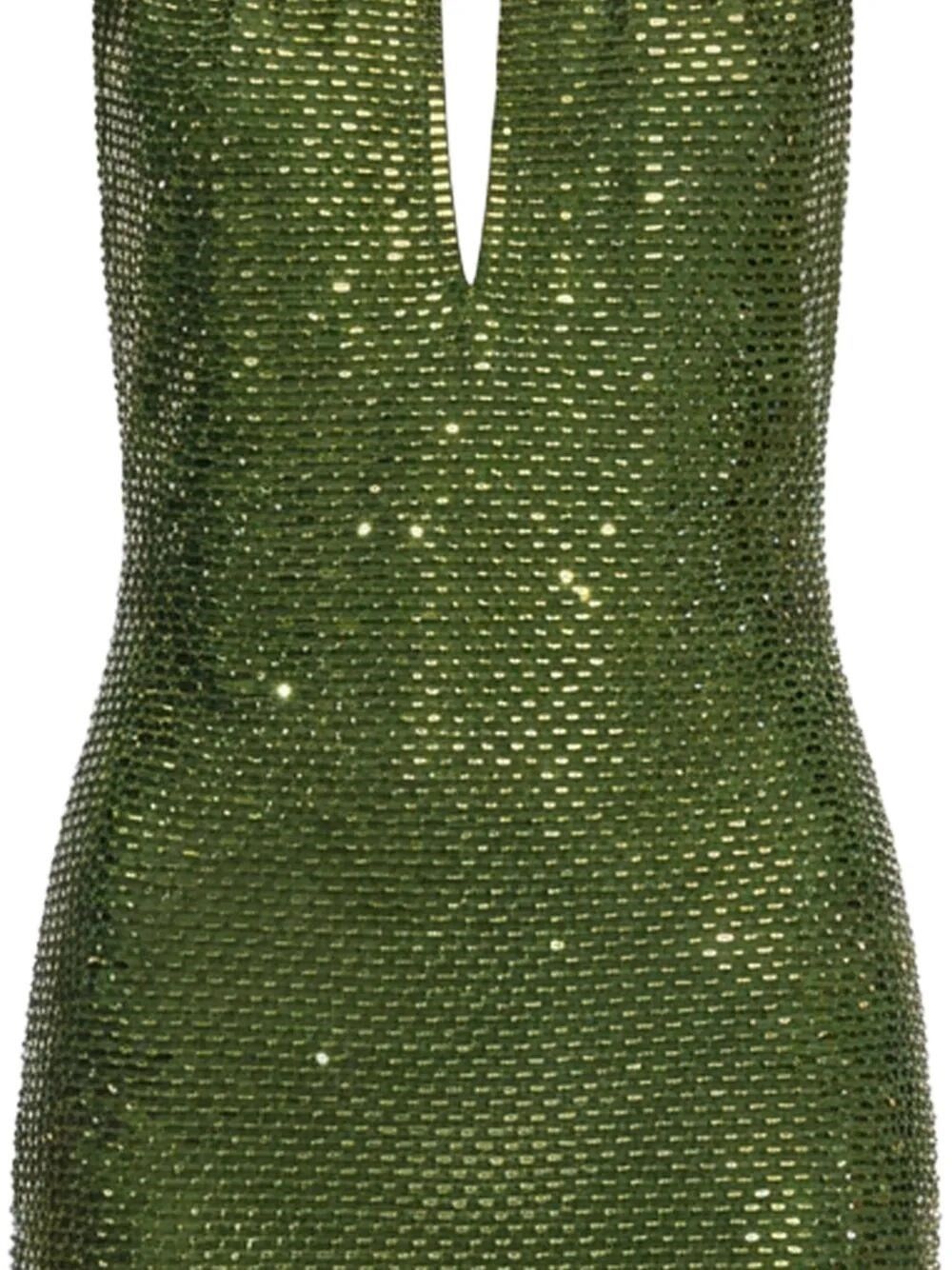 Self-Portrait Rhinestone Mini Dress Size S / US 4 / IT 40 - 2 Thumbnail