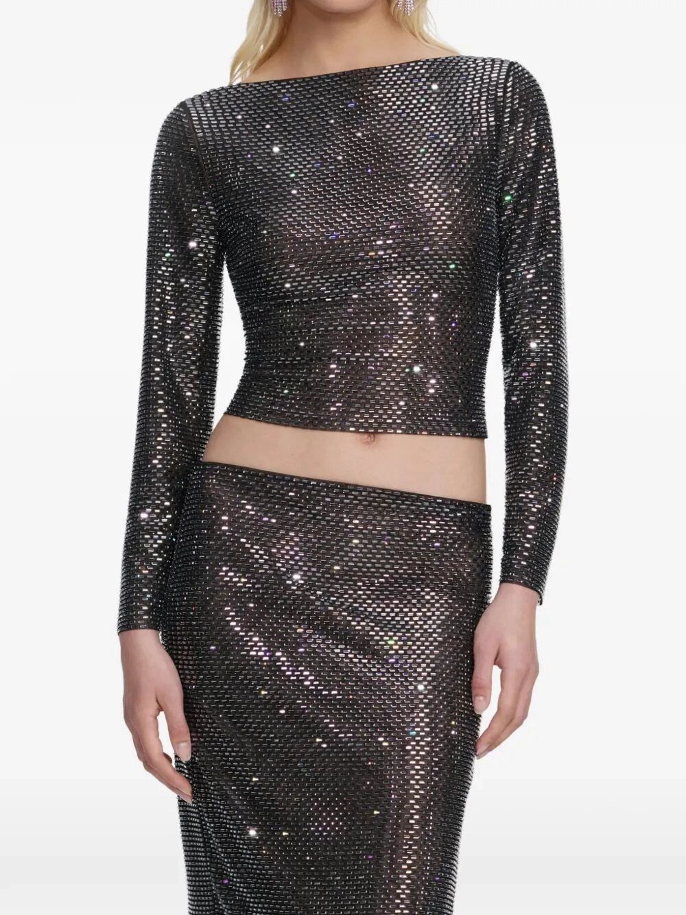 Self-Portrait Rhinestone Top Size XS / US 0-2 / IT 36-38 - 5 Thumbnail