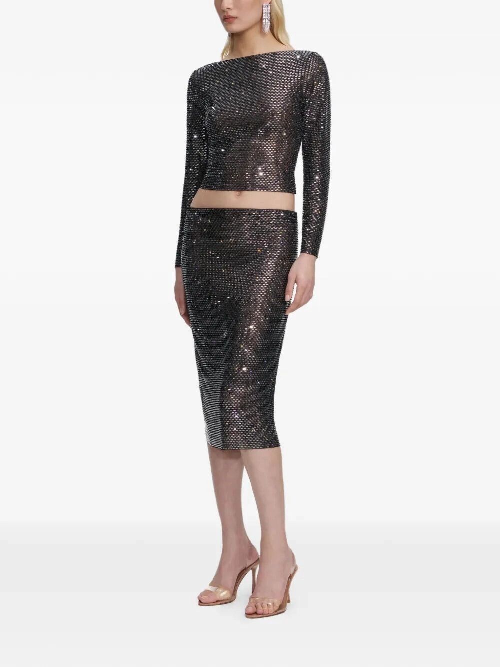 Self-Portrait Rhinestone Top Size XS / US 0-2 / IT 36-38 - 3 Thumbnail