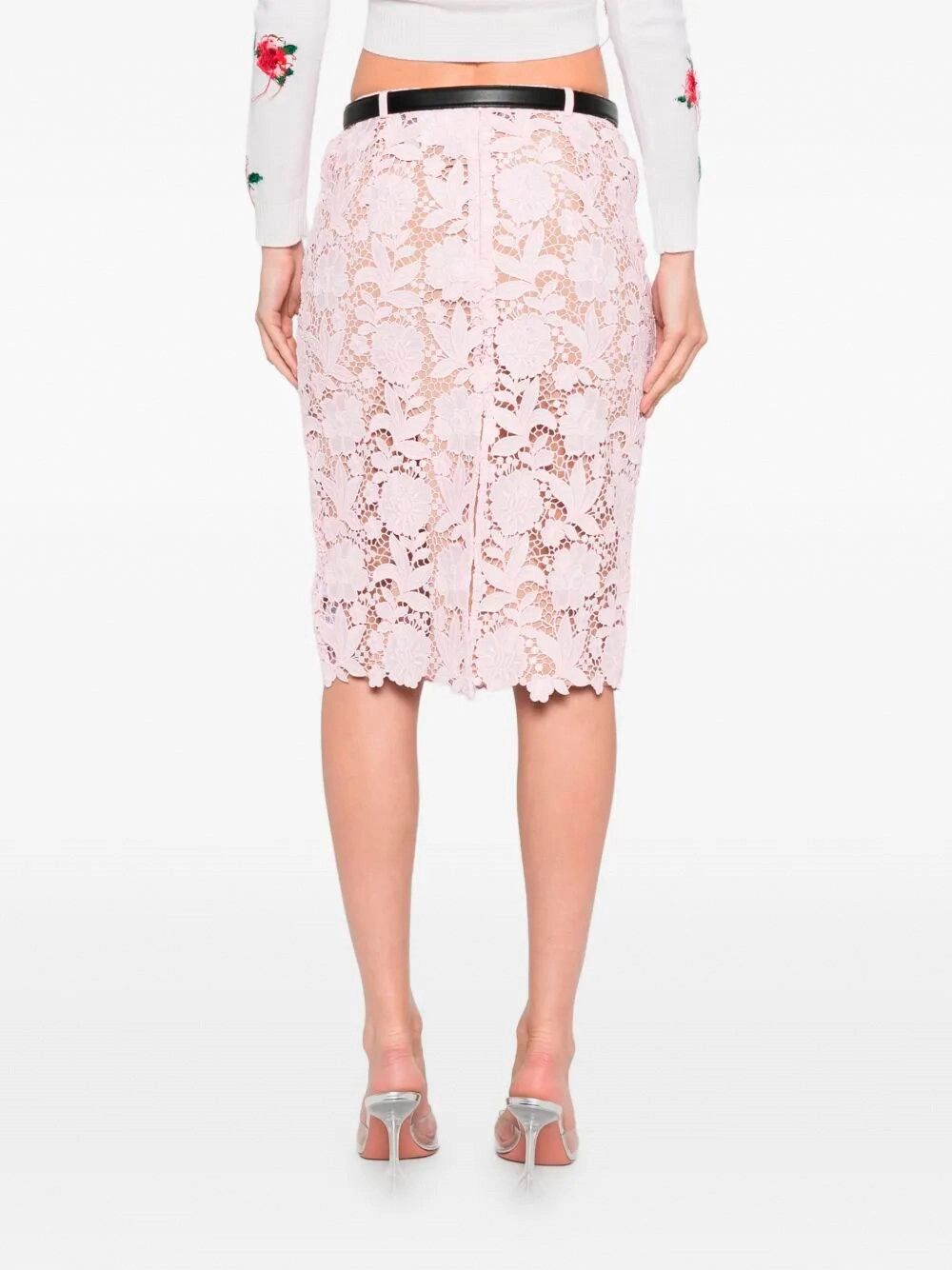 Self-Portrait Lace Midi Skirt Size 26" / US 2 / IT 38 - 5 Thumbnail