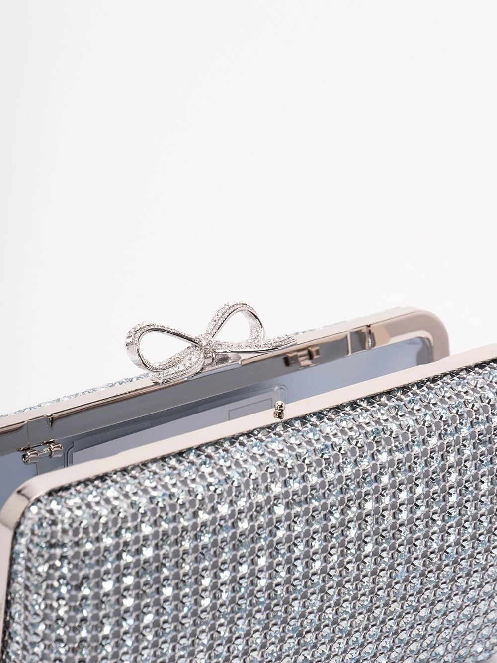 Self-Portrait Crystal Chainmail Clutch Bag Size ONE SIZE - 4 Thumbnail