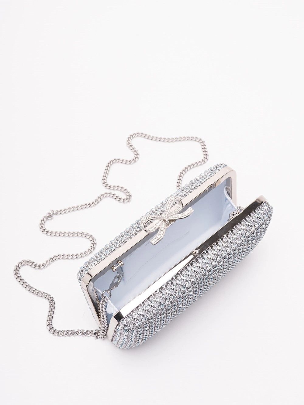 Self-Portrait Crystal Chainmail Clutch Bag Size ONE SIZE - 5 Thumbnail