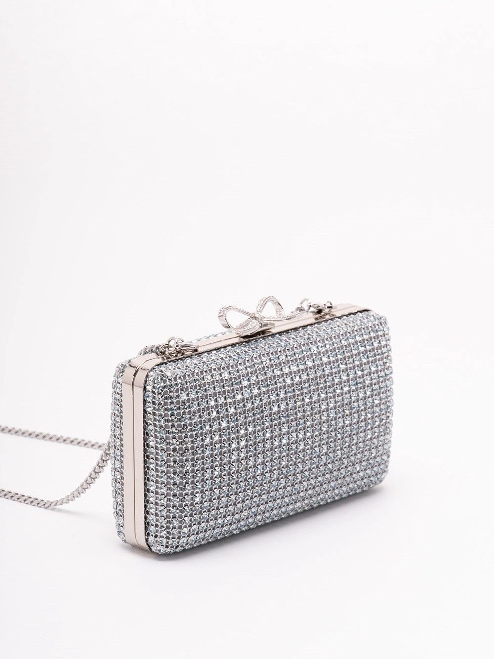 Self-Portrait Crystal Chainmail Clutch Bag Size ONE SIZE - 3 Thumbnail