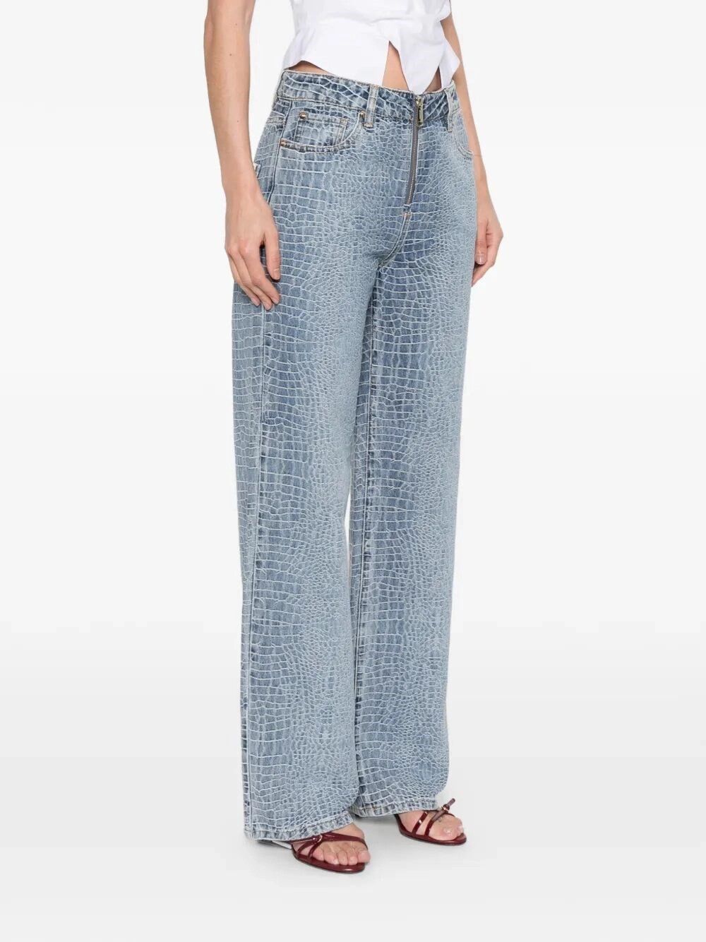 Self-Portrait Straight Leg Jeans Size 26" / US 2 / IT 38 - 3 Thumbnail