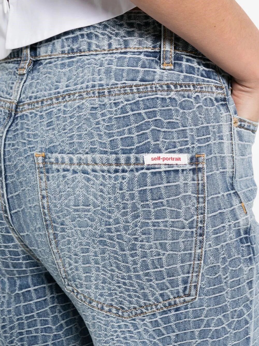 Self-Portrait Straight Leg Jeans Size 26" / US 2 / IT 38 - 4 Thumbnail
