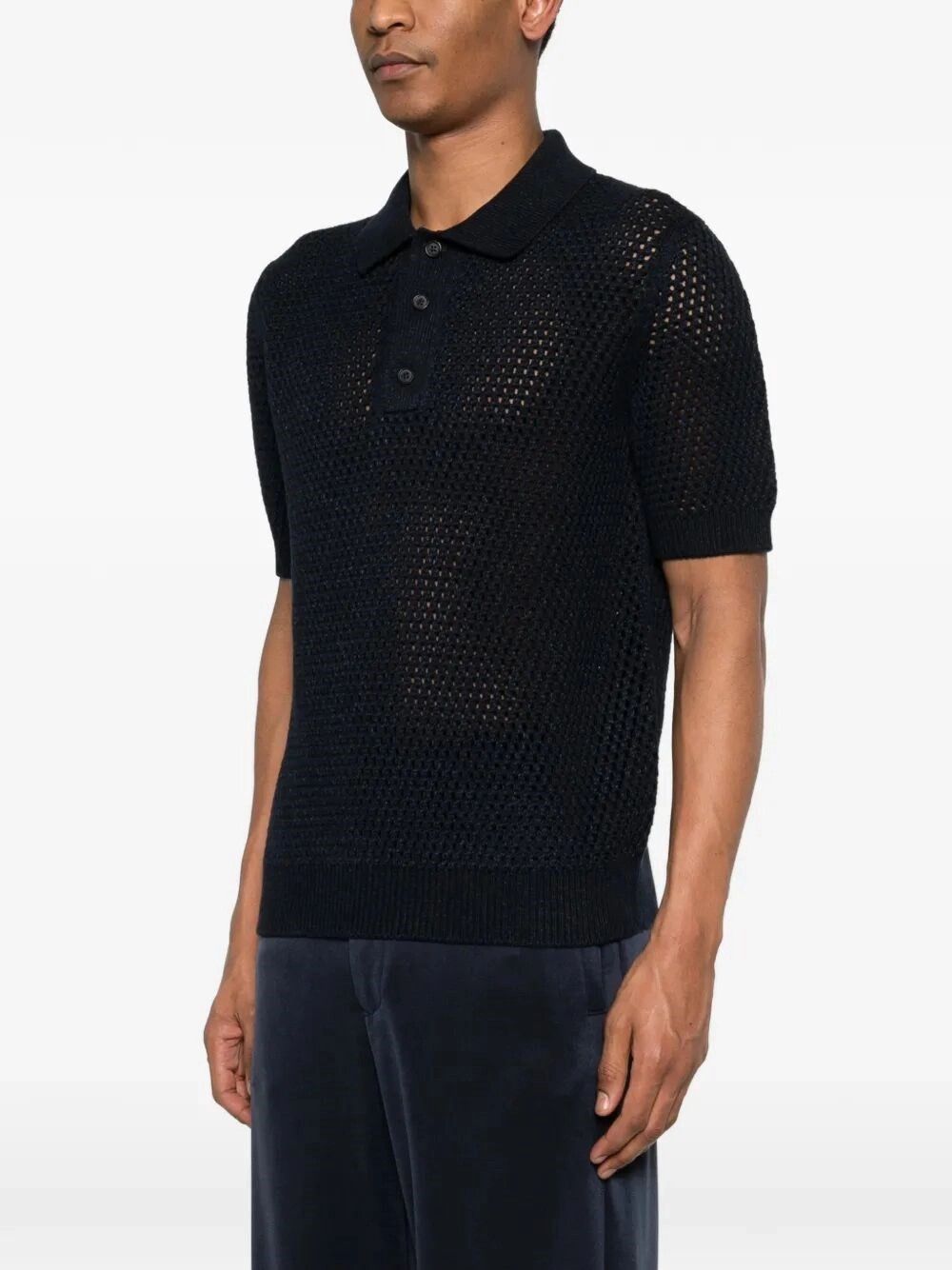 Prada Cotton Linen Polo Neck Size US L / EU 52-54 / 3 - 4 Thumbnail