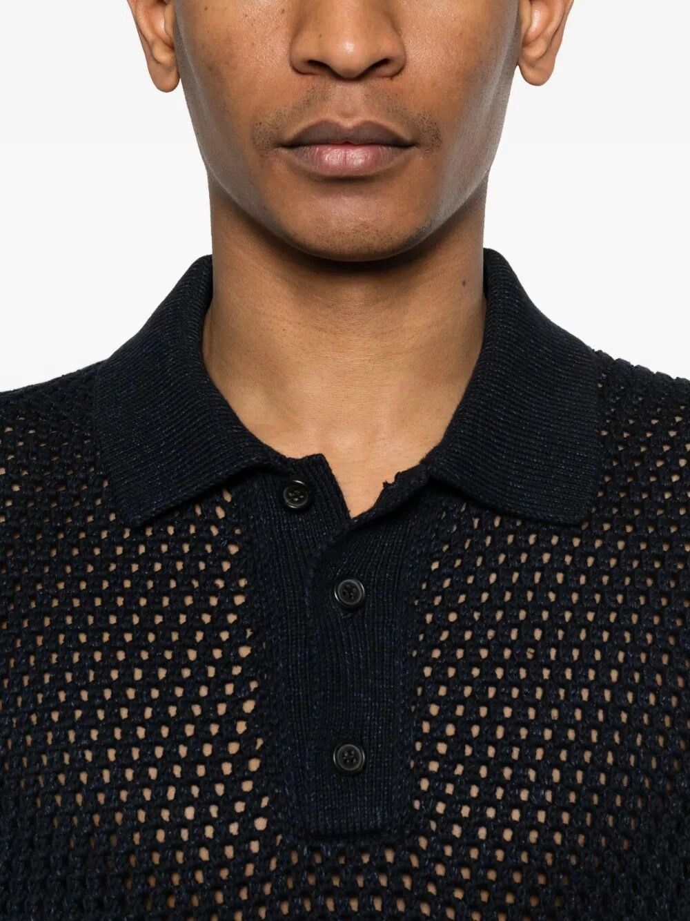 Prada Cotton Linen Polo Neck Size US XXL / EU 58 / 5 - 3 Thumbnail