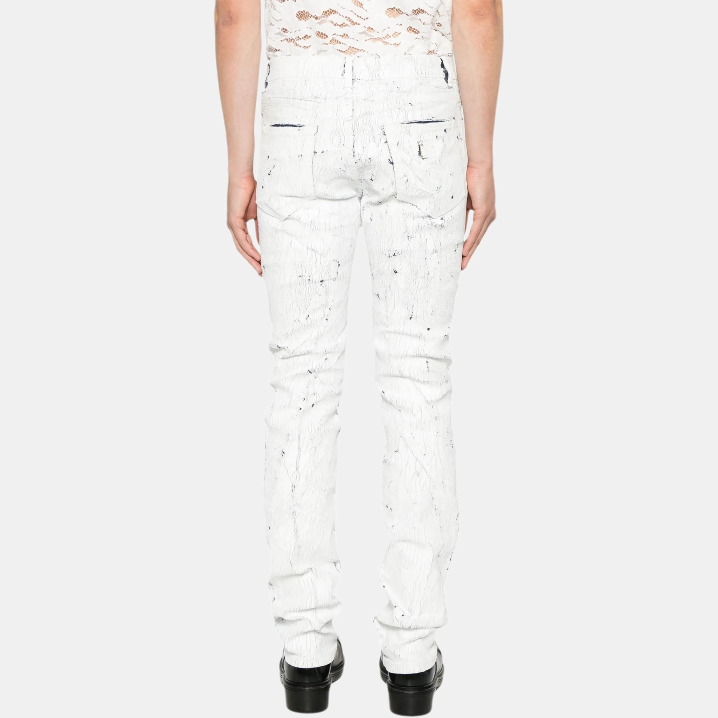 MM6 MM6 Maison Margiela Crackle Effect Jeans Size 30 Size US 30 / EU 46 - 9 Thumbnail