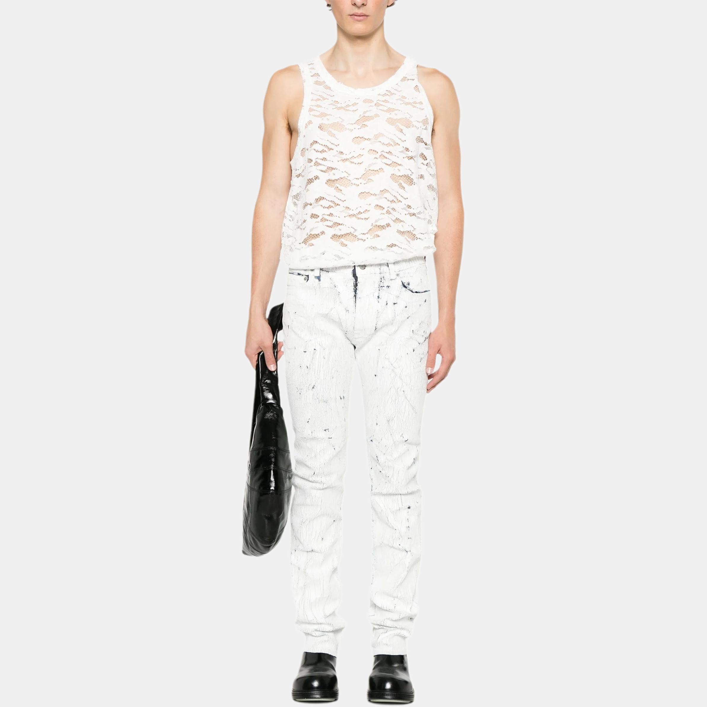 MM6 MM6 Maison Margiela Crackle Effect Jeans Size 30 Size US 30 / EU 46 - 10 Thumbnail