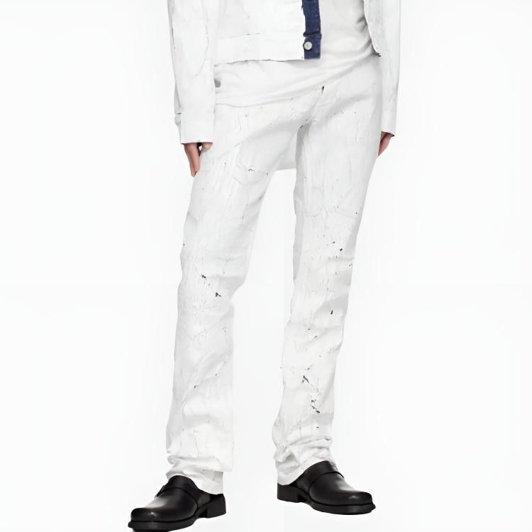MM6 MM6 Maison Margiela Crackle Effect Jeans Size 30 Size US 30 / EU 46 - 12 Thumbnail