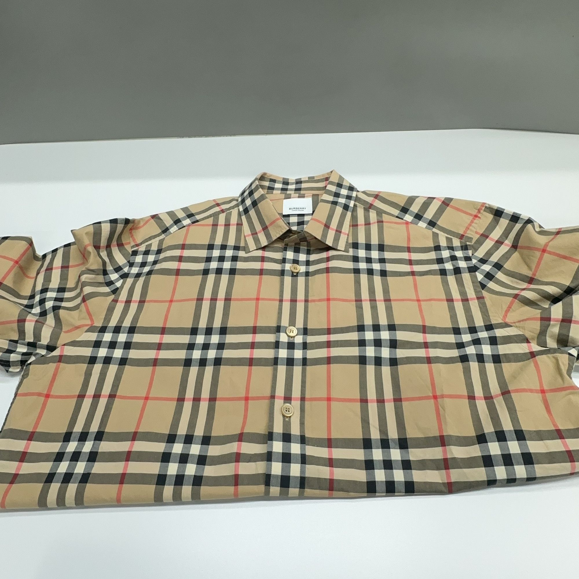 Burberry Burberry Classic Check Button Up Shirt Size L Size US L / EU 52-54 / 3 - 6 Thumbnail