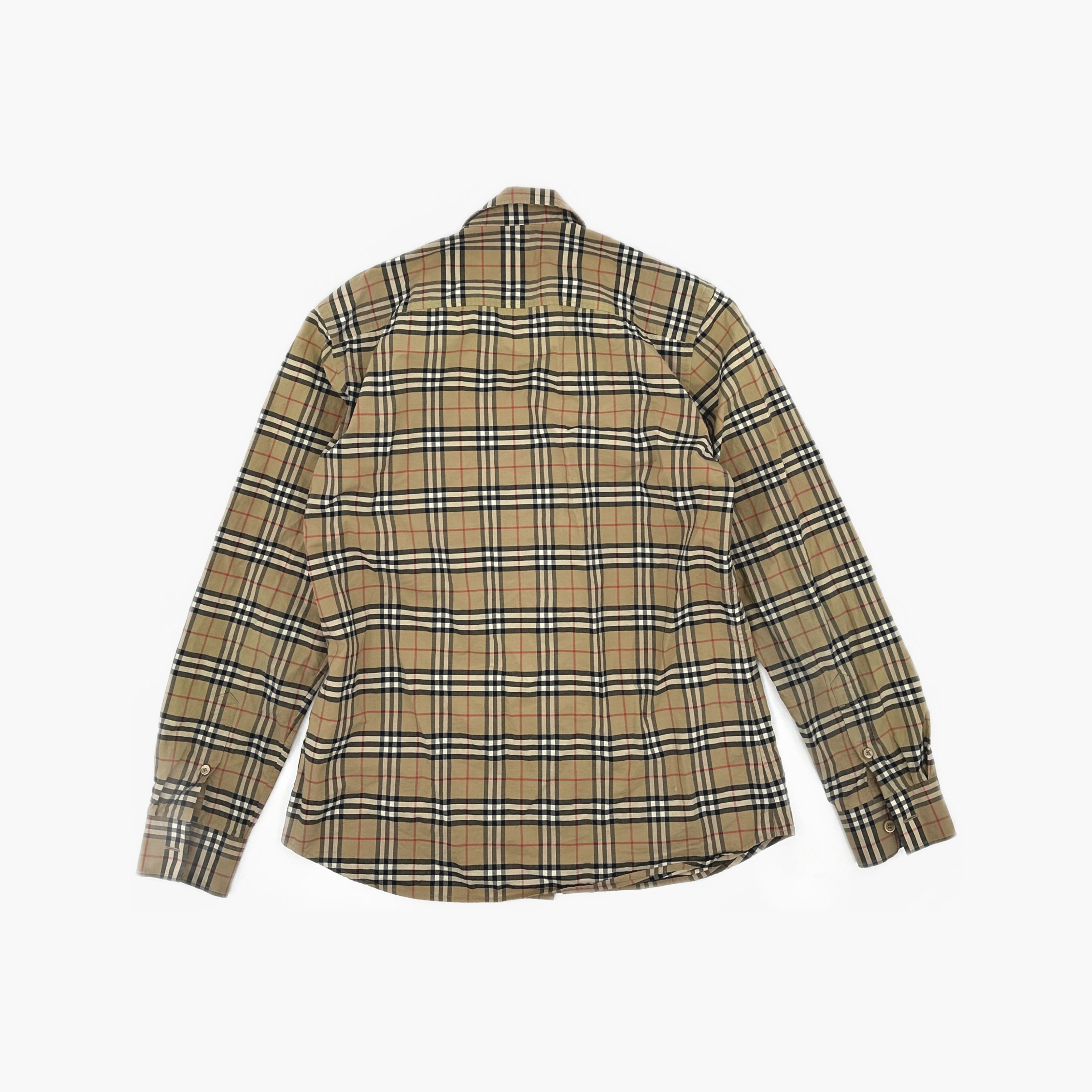 Burberry Burberry Check Long Sleeve Shirt Size M Size US M / EU 48-50 / 2 - 2 Thumbnail