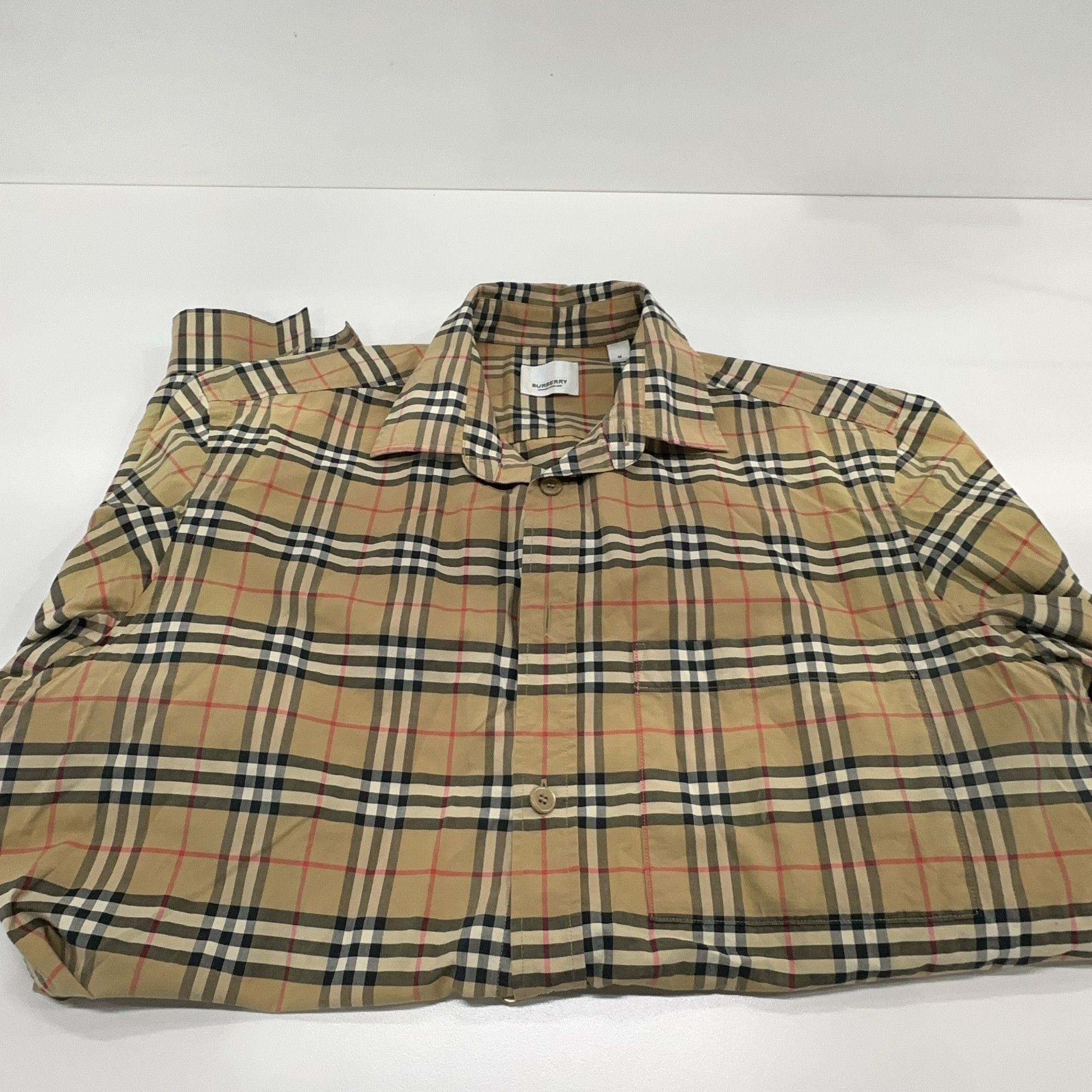 Burberry Burberry Check Long Sleeve Shirt Size M Size US M / EU 48-50 / 2 - 6 Thumbnail