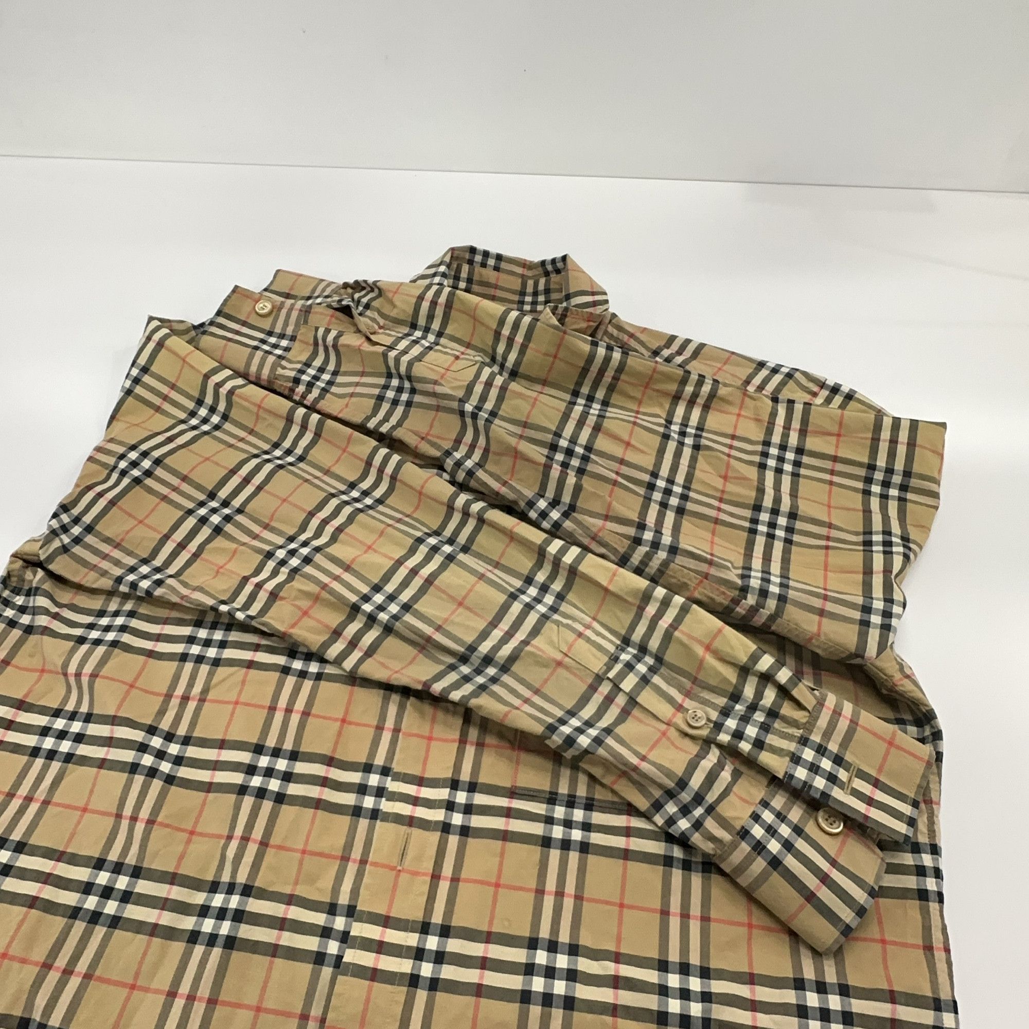 Burberry Burberry Check Long Sleeve Shirt Size M Size US M / EU 48-50 / 2 - 11 Thumbnail