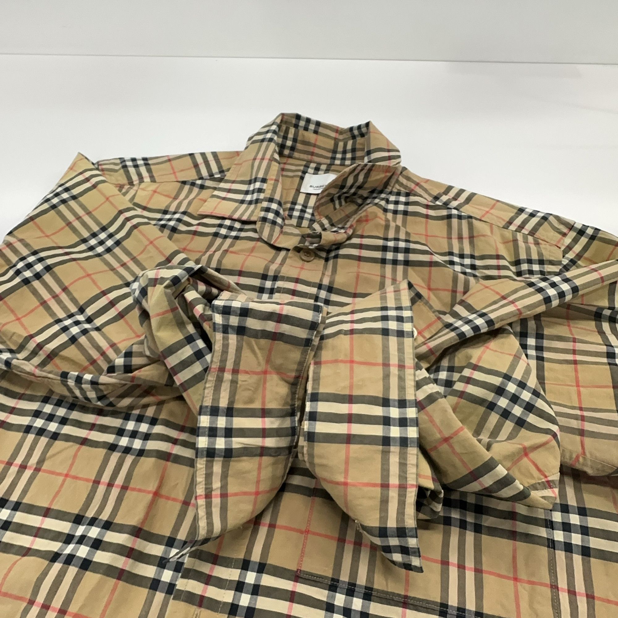 Burberry Burberry Check Long Sleeve Shirt Size M Size US M / EU 48-50 / 2 - 12 Thumbnail