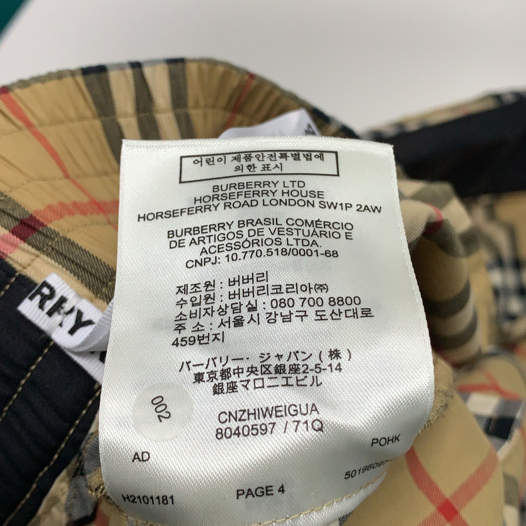 Burberry Burberry Checkered Stripe Pants Size UK 10 Size 28" / US 6 / IT 42 - 5 Thumbnail