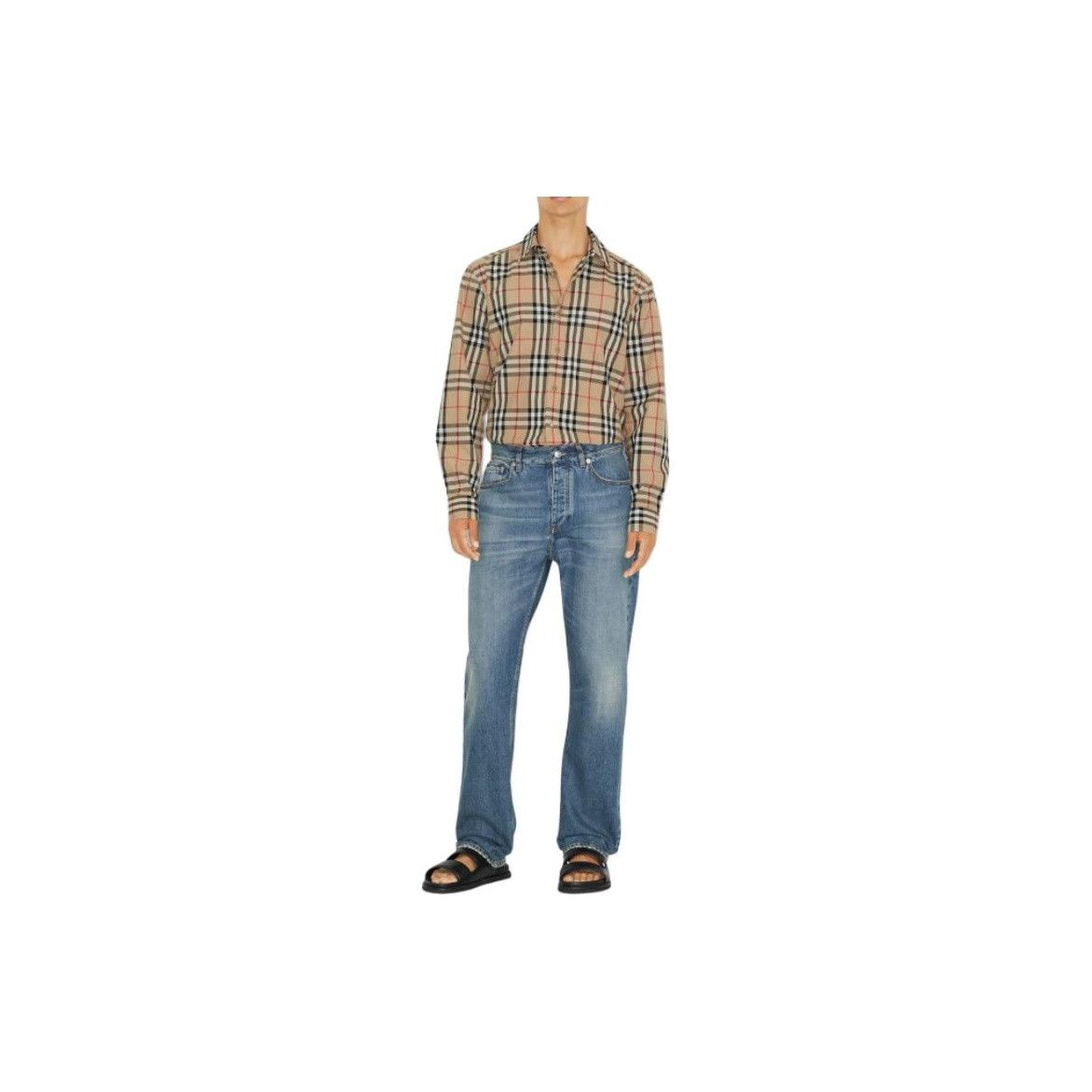 Burberry Burberry Check Shirt Size L Size US L / EU 52-54 / 3 - 17 Thumbnail