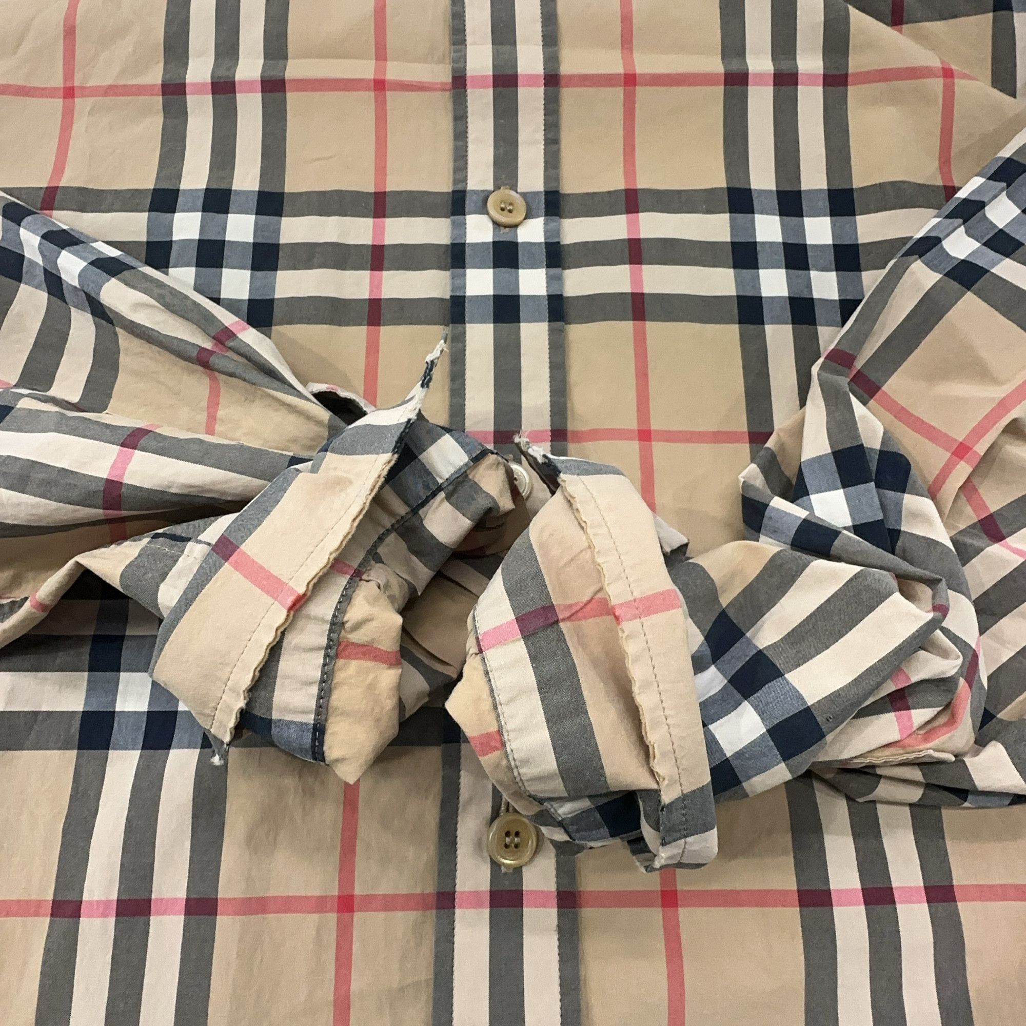 Burberry Burberry Check Shirt Size L Size US L / EU 52-54 / 3 - 9 Thumbnail