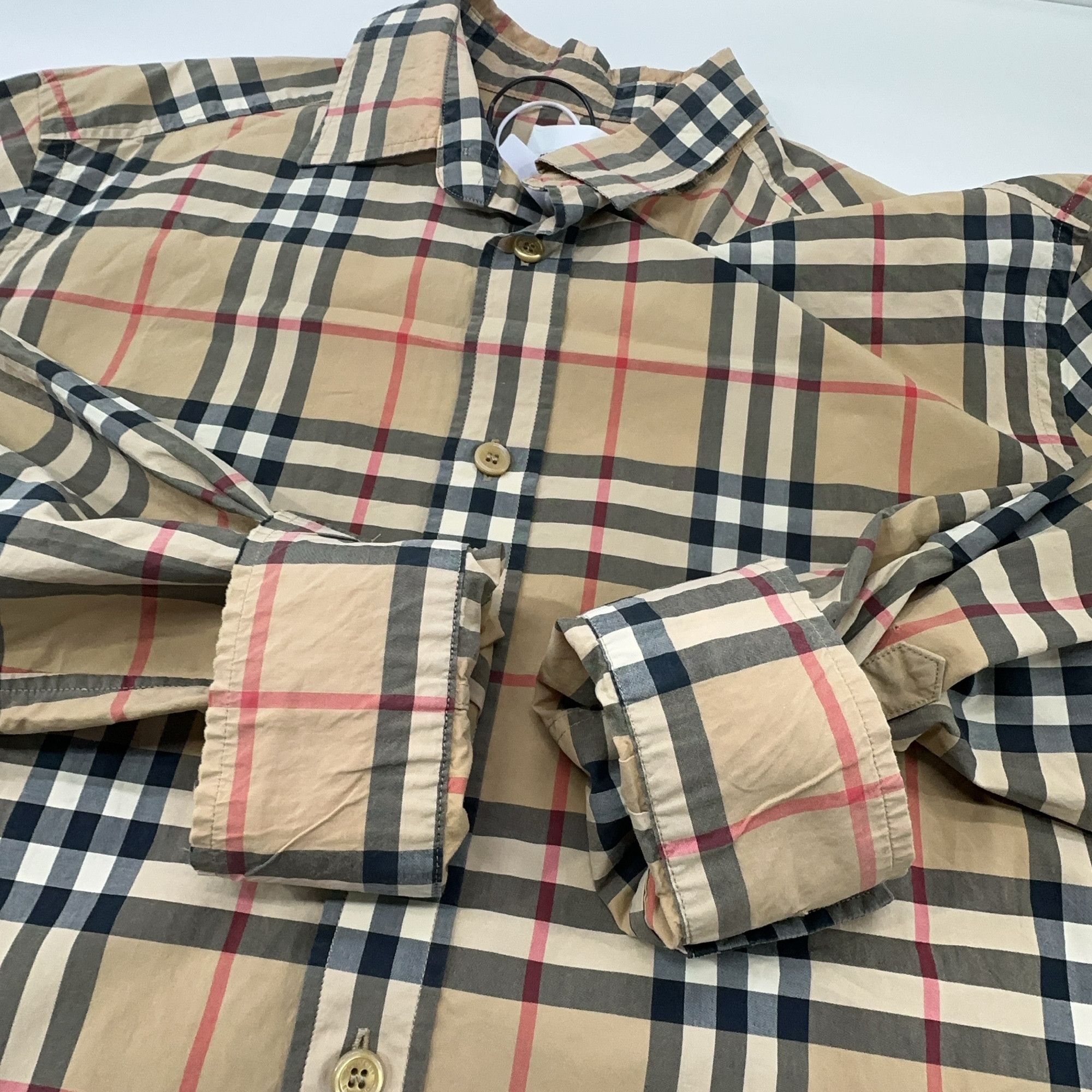Burberry Burberry Check Shirt Size L Size US L / EU 52-54 / 3 - 8 Thumbnail