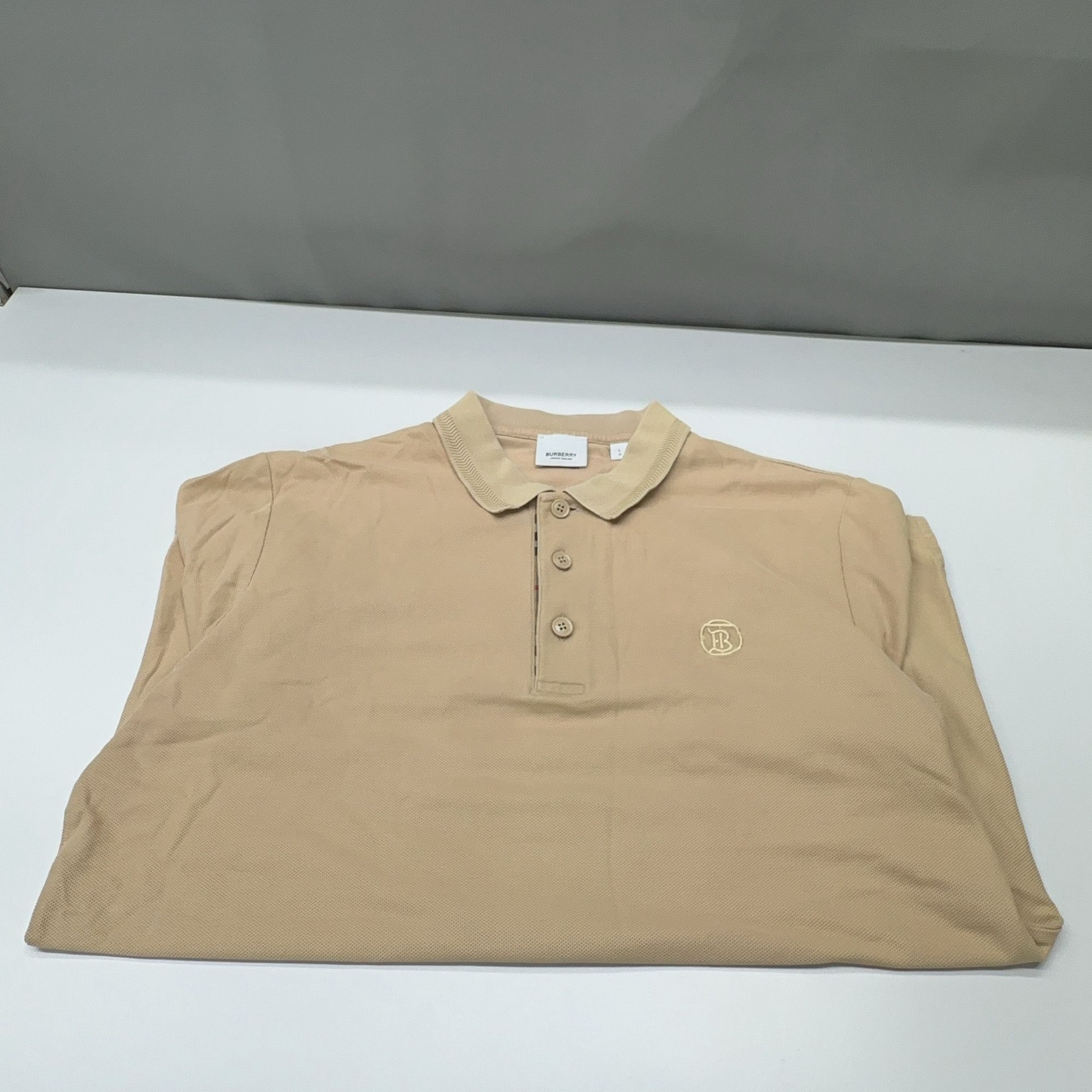 Burberry Burberry Monogram Logo Polo Size L Size US L / EU 52-54 / 3 - 9 Thumbnail