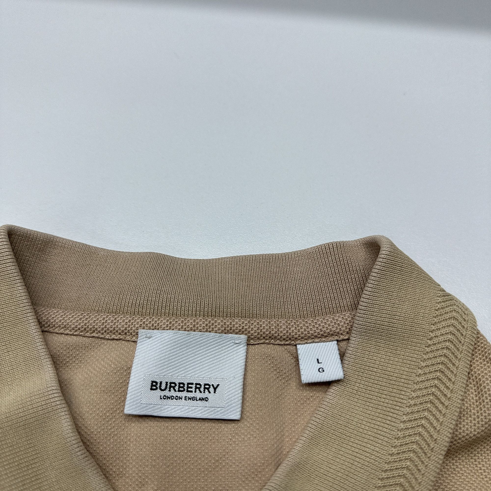 Burberry Burberry Monogram Logo Polo Size L Size US L / EU 52-54 / 3 - 3 Thumbnail