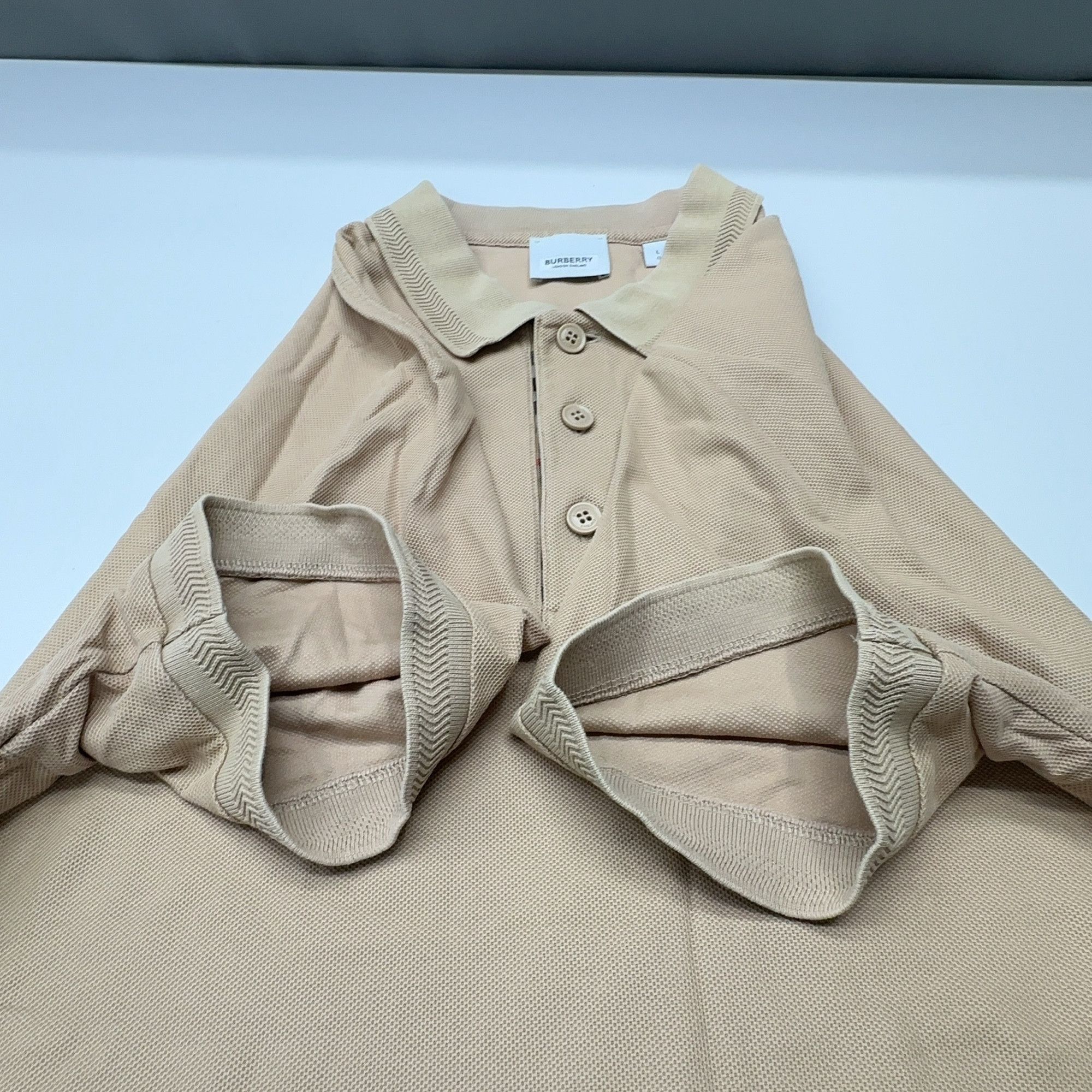 Burberry Burberry Monogram Logo Polo Size L Size US L / EU 52-54 / 3 - 7 Thumbnail
