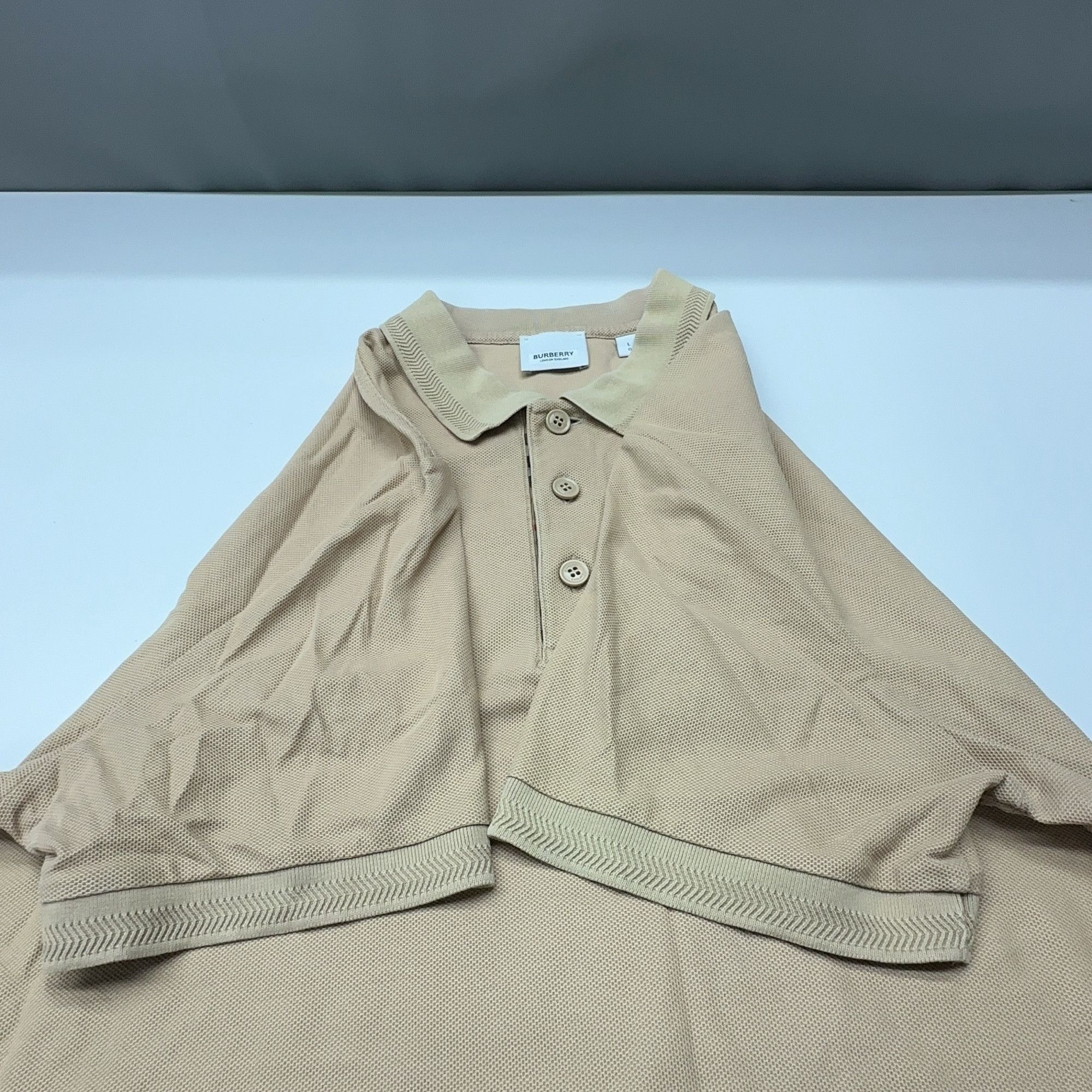 Burberry Burberry Monogram Logo Polo Size L Size US L / EU 52-54 / 3 - 6 Thumbnail