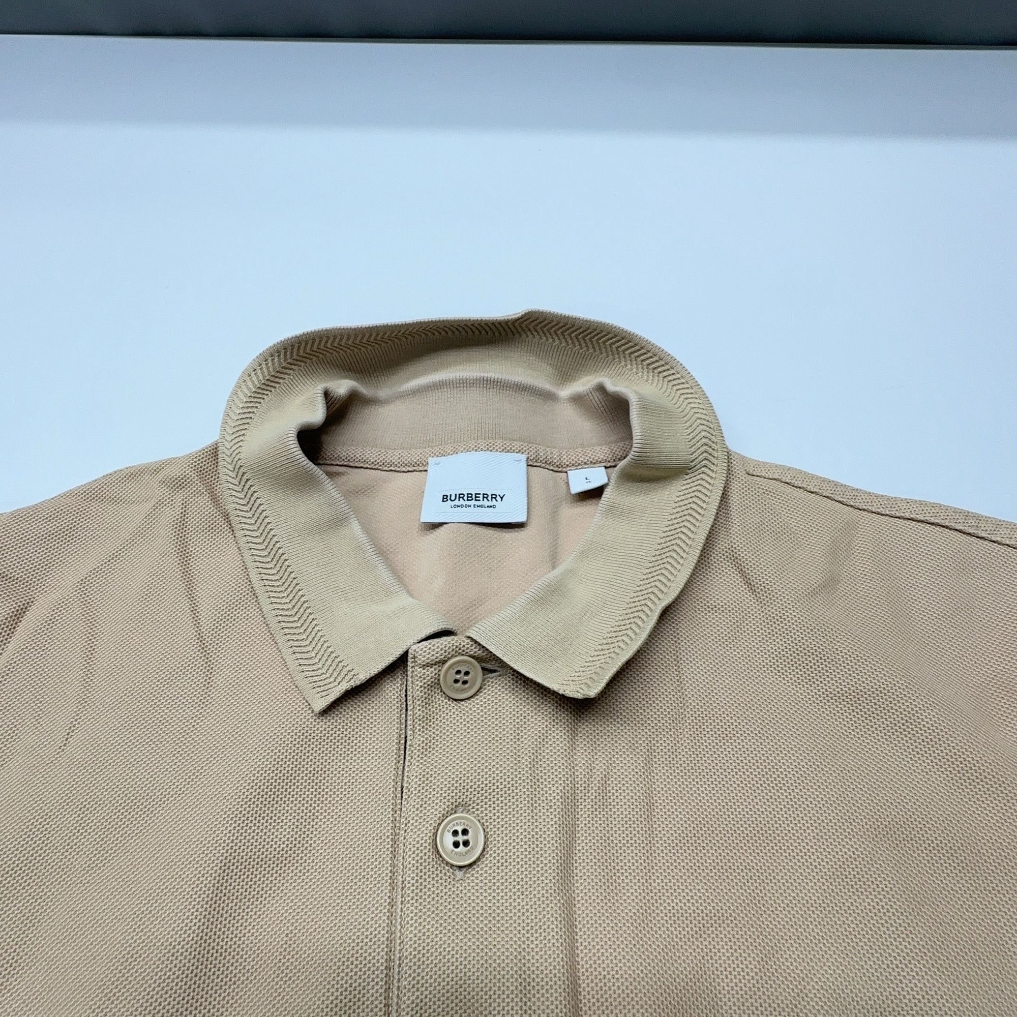 Burberry Burberry Monogram Logo Polo Size L Size US L / EU 52-54 / 3 - 5 Thumbnail