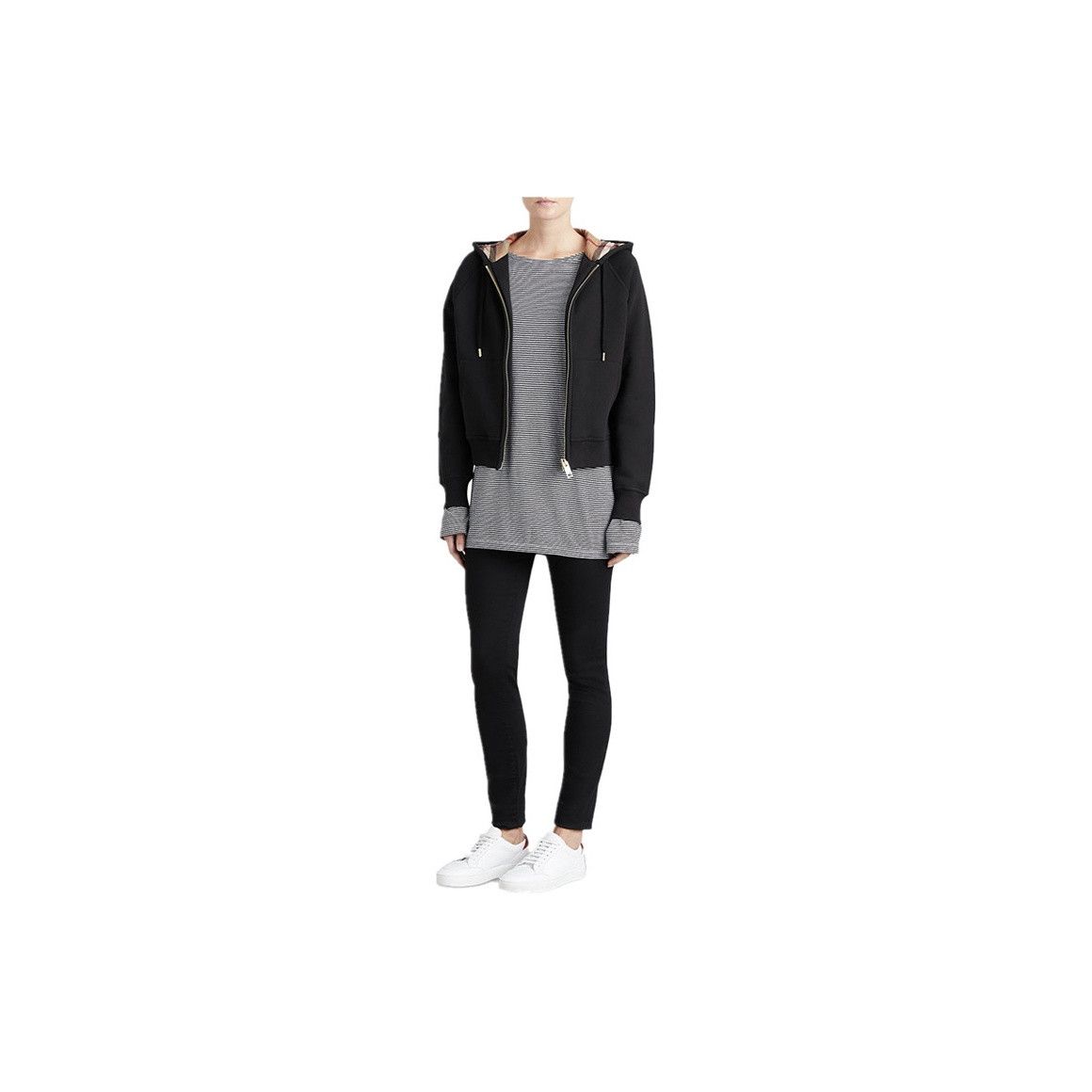 Burberry Burberry Check Lined Zip Up Hoodie Size L Size L / US 10 / IT 46 - 10 Thumbnail