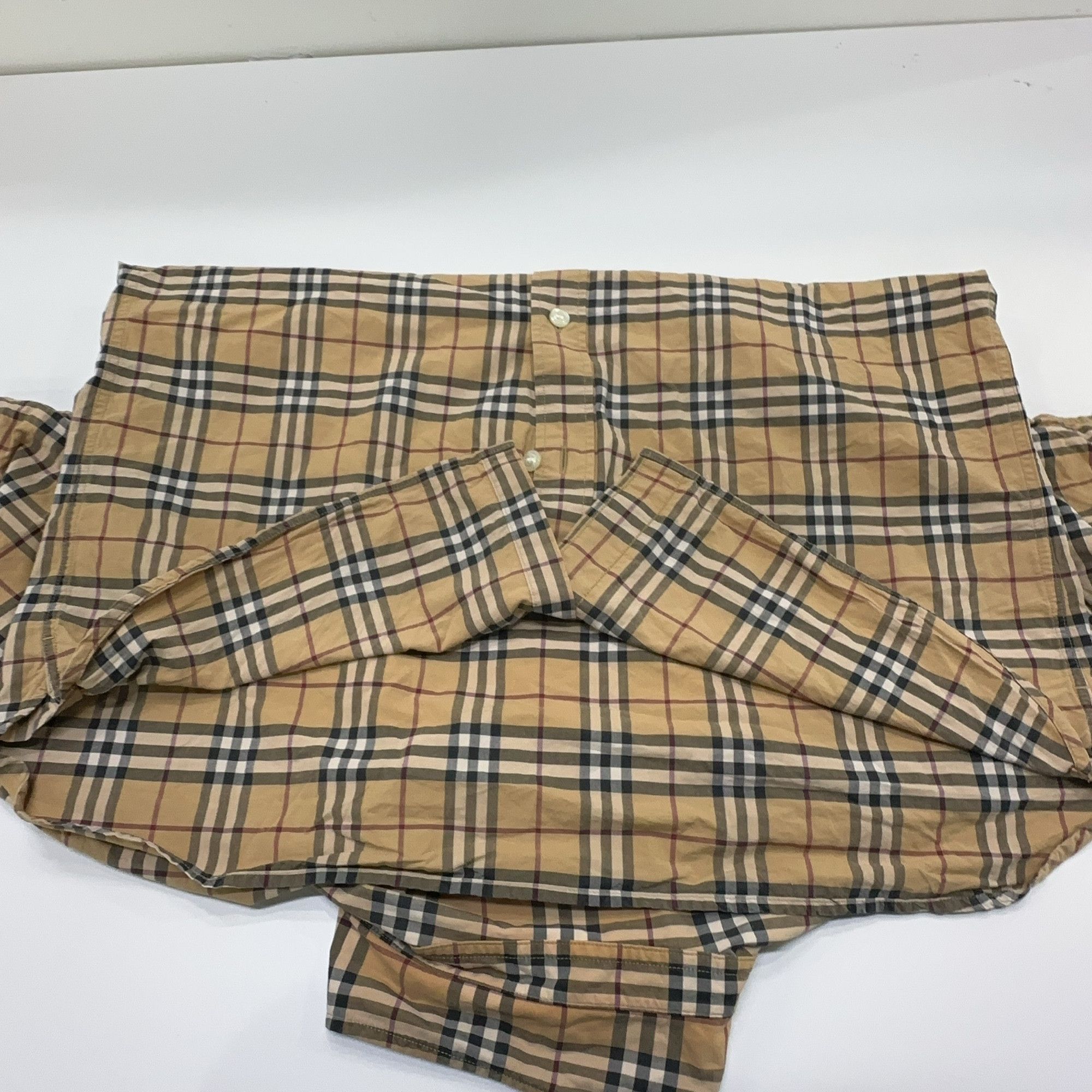 Burberry Burberry Nova Check Short Sleeve Shirt Size M Size US M / EU 48-50 / 2 - 9 Thumbnail