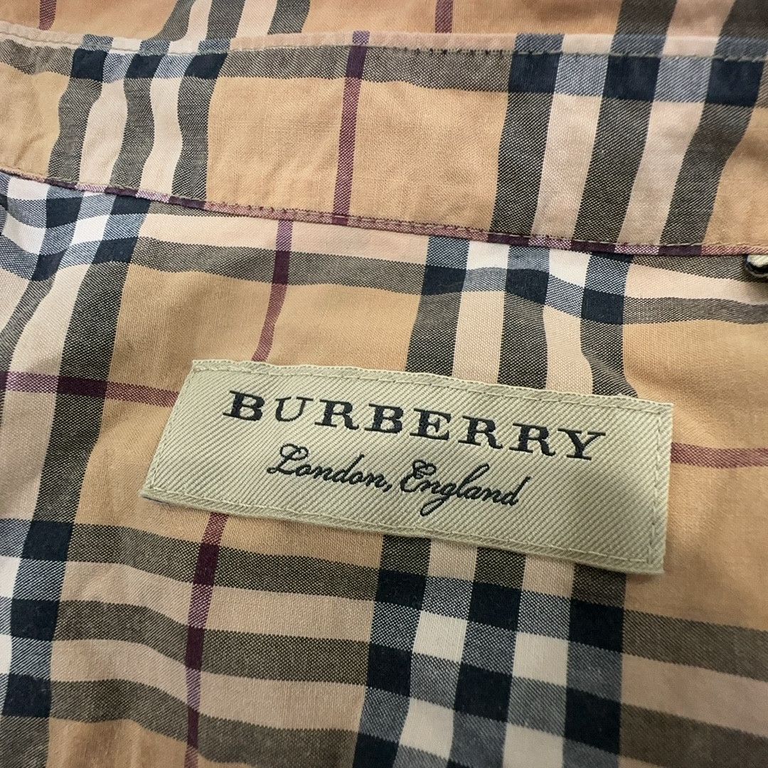 Burberry Burberry Nova Check Short Sleeve Shirt Size M Size US M / EU 48-50 / 2 - 3 Thumbnail