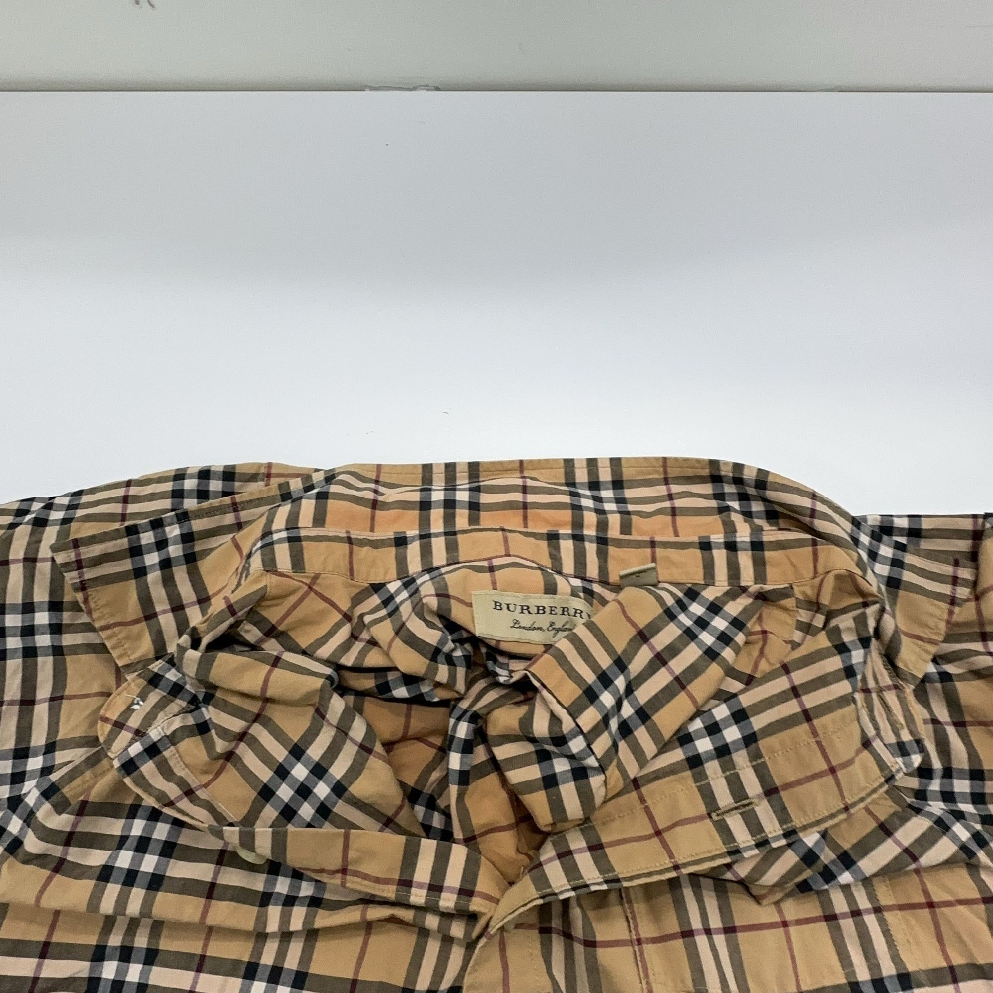 Burberry Burberry Nova Check Short Sleeve Shirt Size M Size US M / EU 48-50 / 2 - 7 Thumbnail