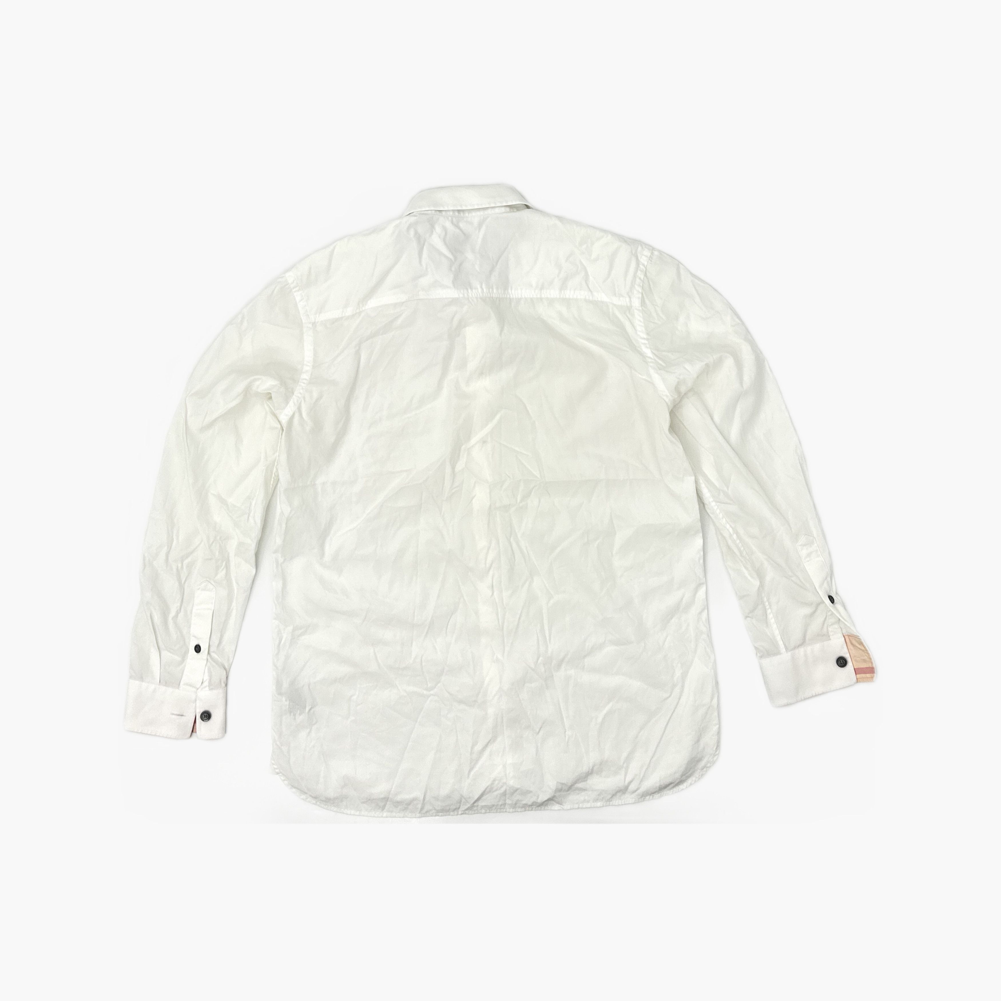 Burberry Burberry Logo Button Up Shirt Size M Size US M / EU 48-50 / 2 - 2 Thumbnail