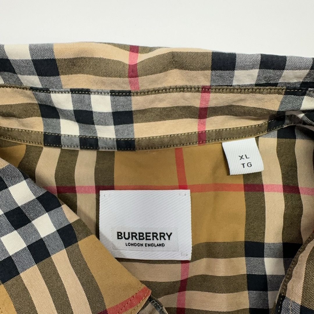 Burberry Burberry Check Short Sleeve Button Up Shirt Size XL Size US XL / EU 56 / 4 - 4 Thumbnail