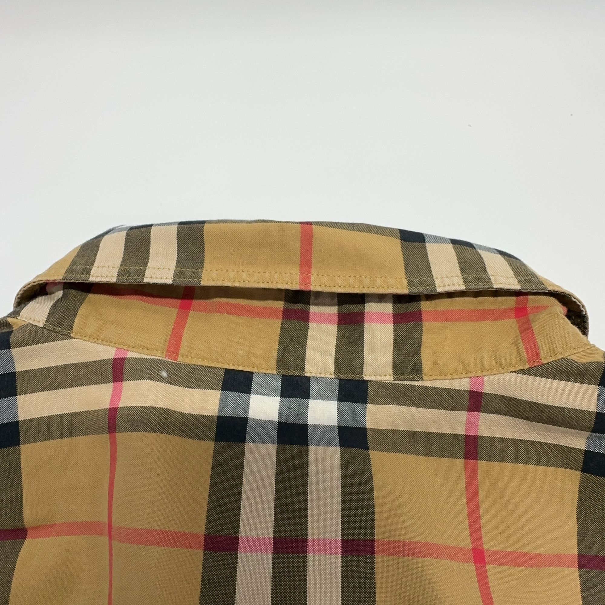 Burberry Burberry Check Short Sleeve Button Up Shirt Size XL Size US XL / EU 56 / 4 - 6 Thumbnail