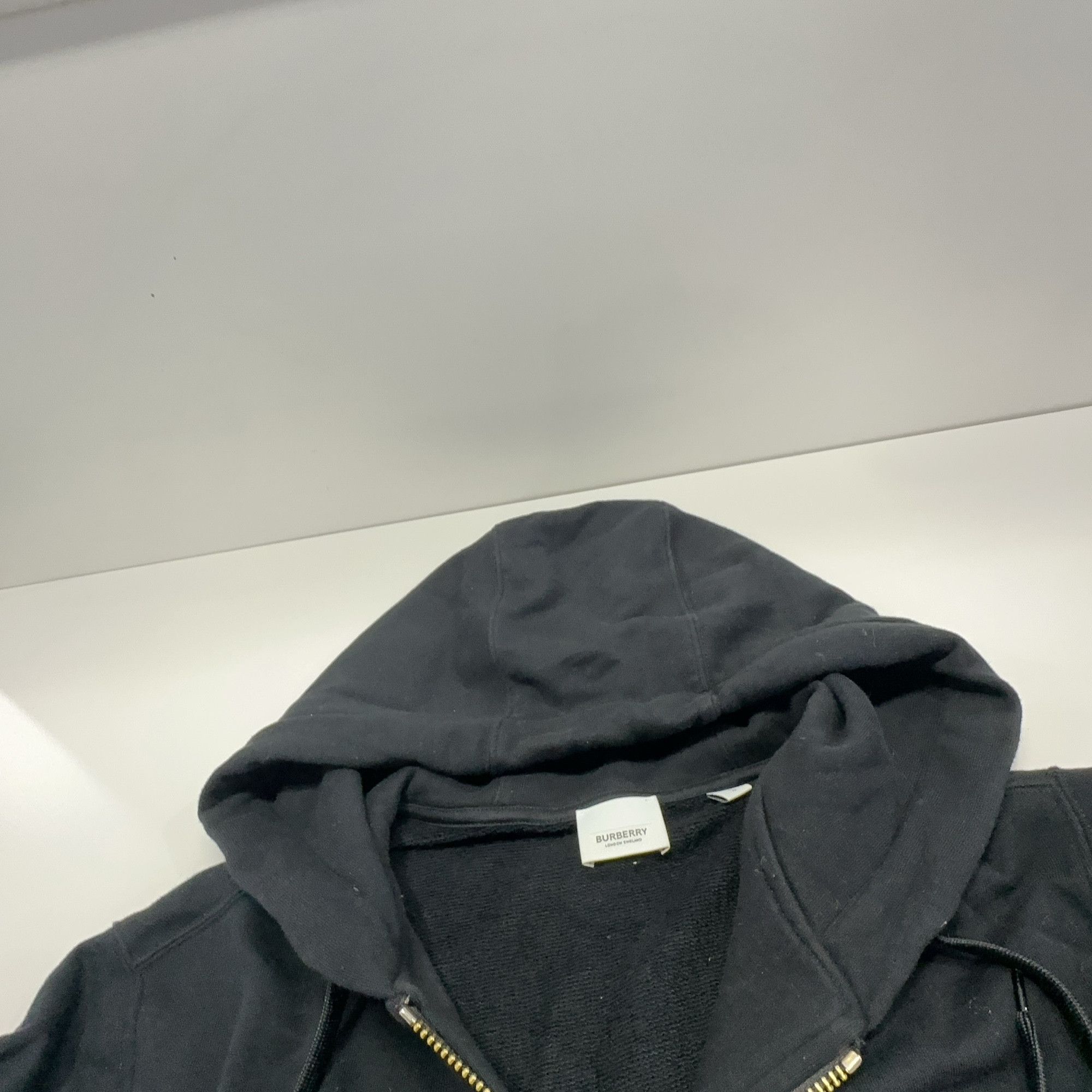 Burberry Burberry Check Detail Zip Hoodie Size L Size US L / EU 52-54 / 3 - 5 Thumbnail