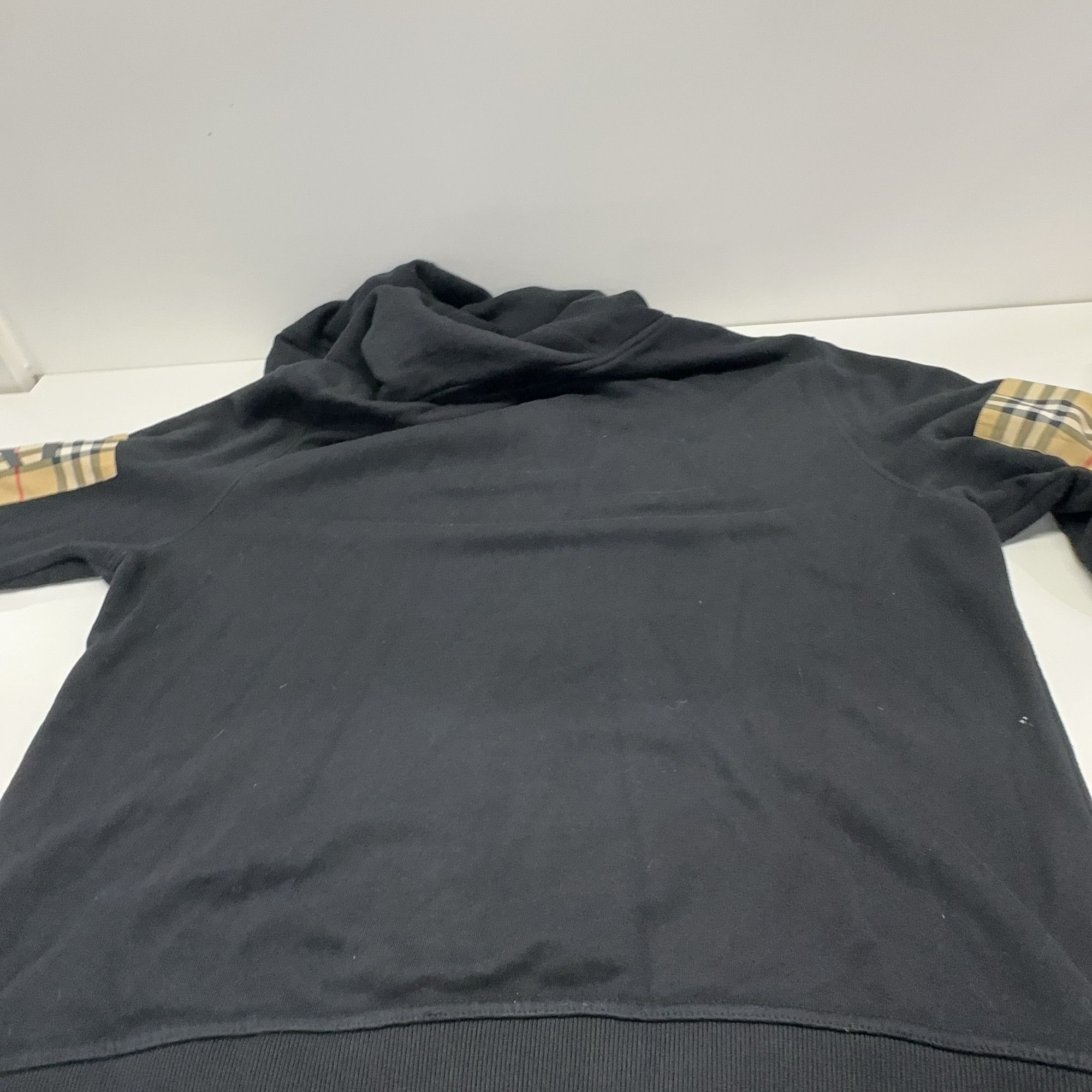 Burberry Burberry Check Detail Zip Hoodie Size L Size US L / EU 52-54 / 3 - 15 Thumbnail